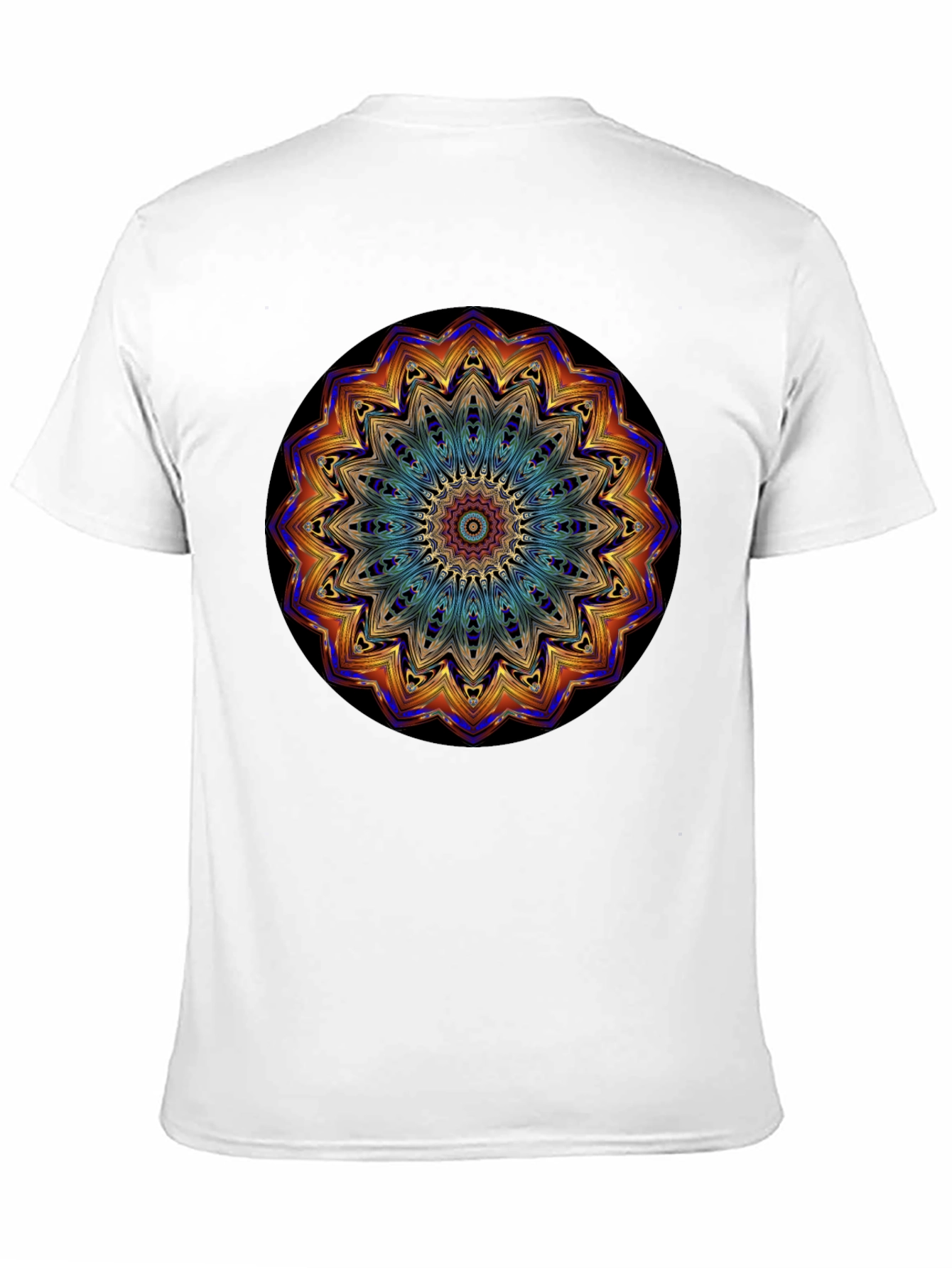 Mandala Art Black T-Shirt