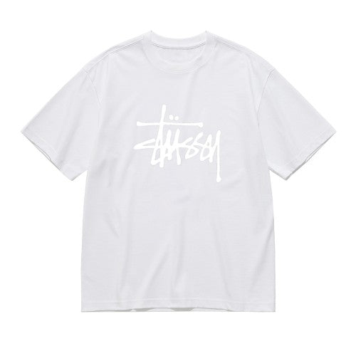 100% Cotton Oversized Stüssy-Inspired Graphic T-Shirt (Black & White)