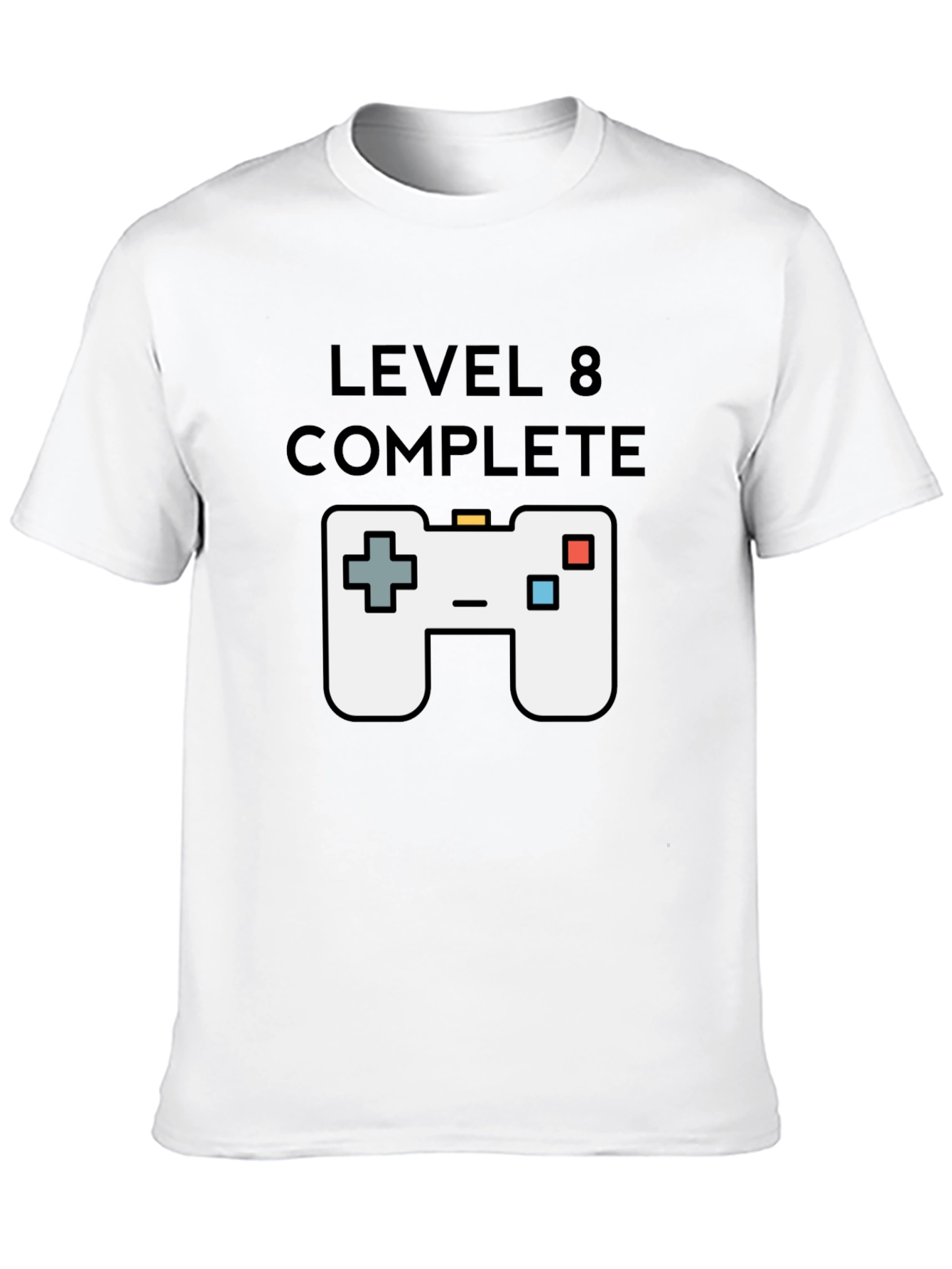 Level 8 Complete Gamer T-Shirt - Black