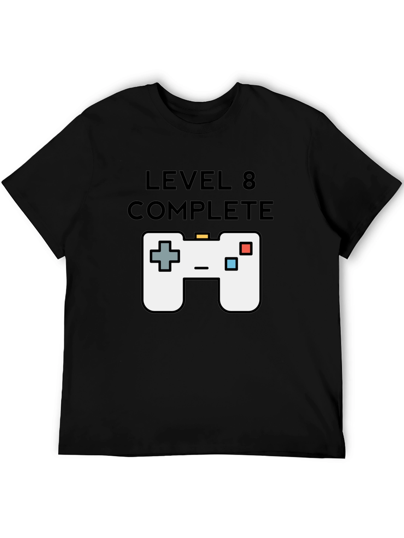 Level 8 Complete Gamer T-Shirt - Black