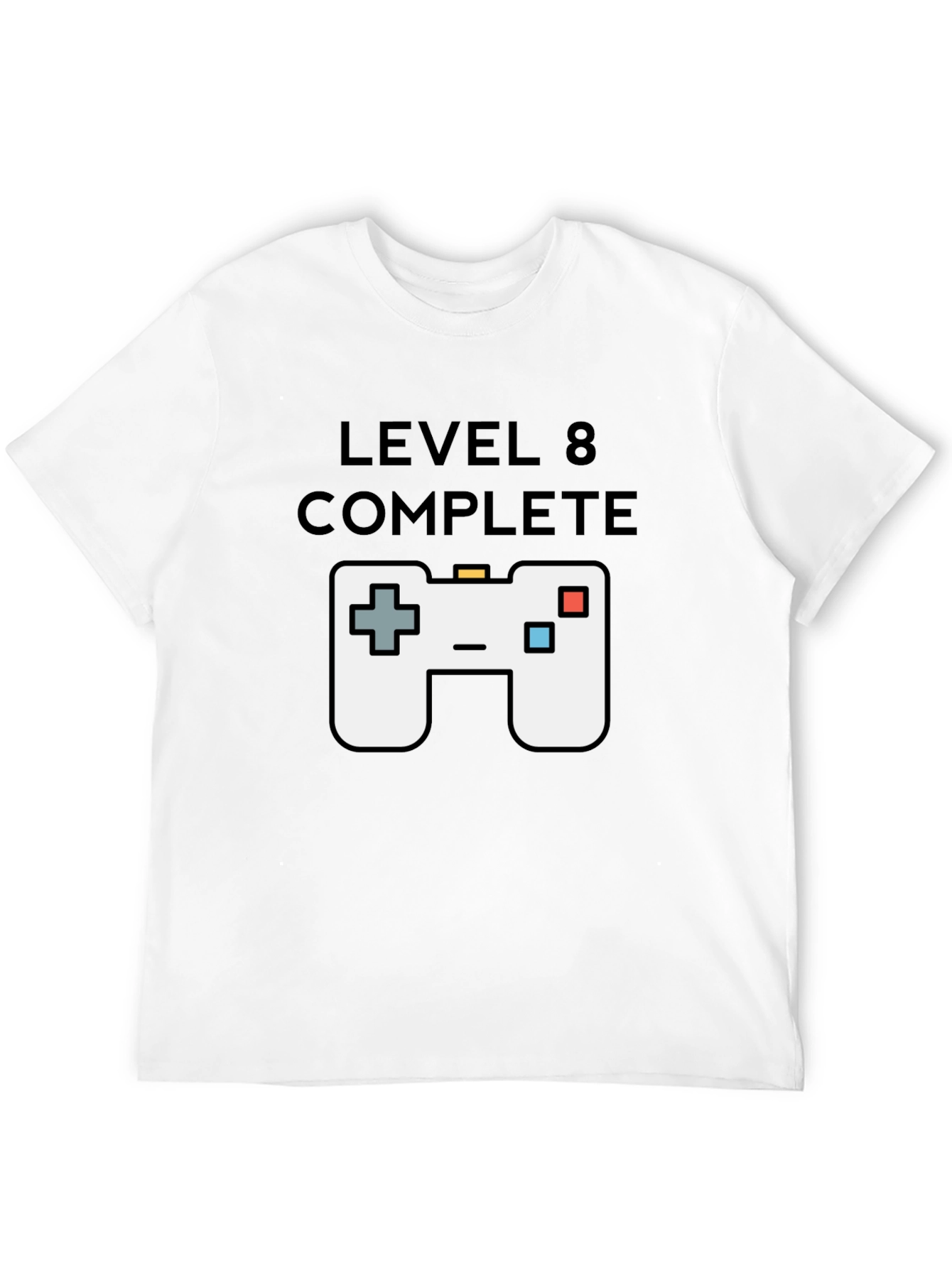 Level 8 Complete Gamer T-Shirt - Black