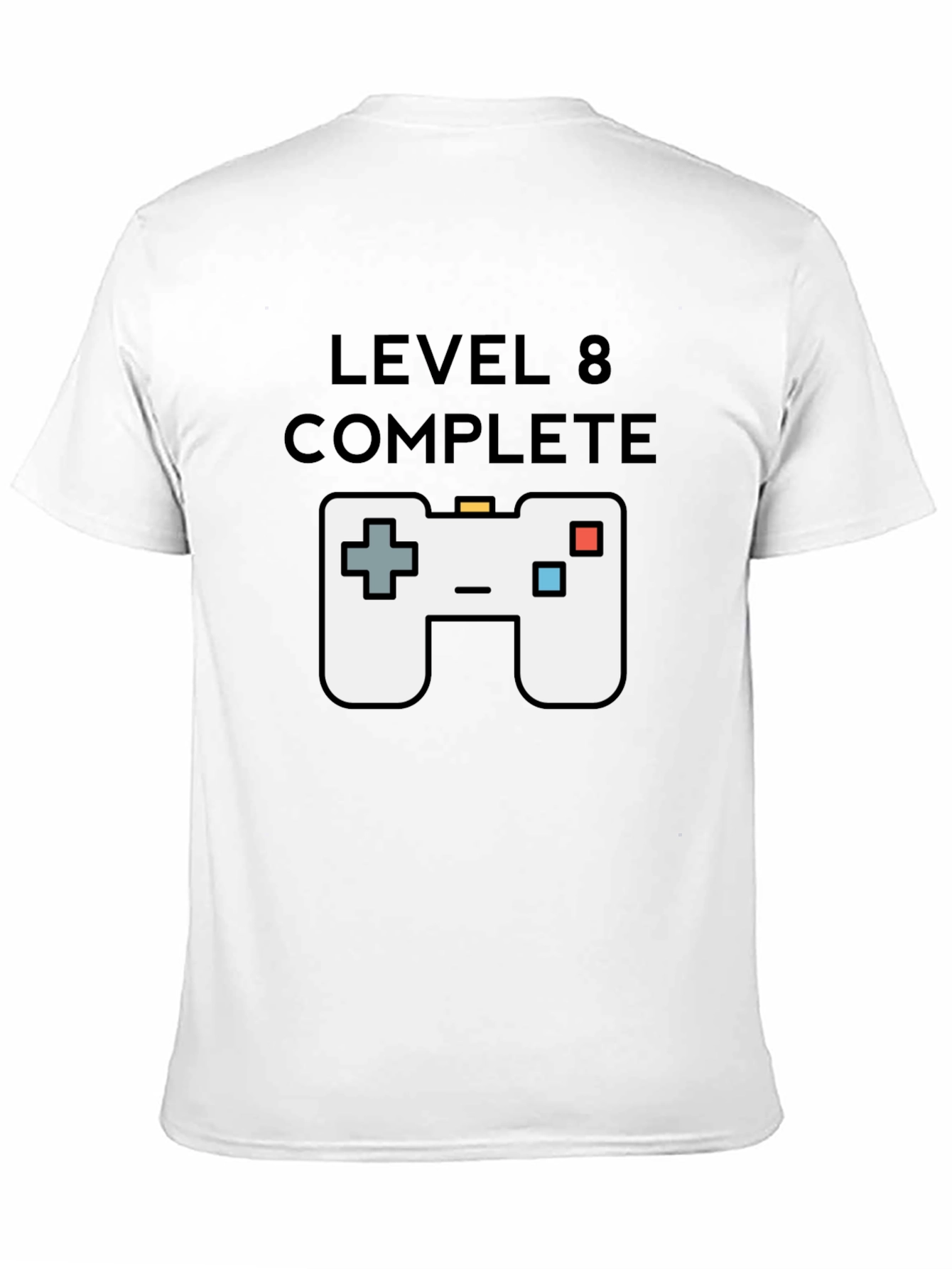 Level 8 Complete Gamer T-Shirt - Black