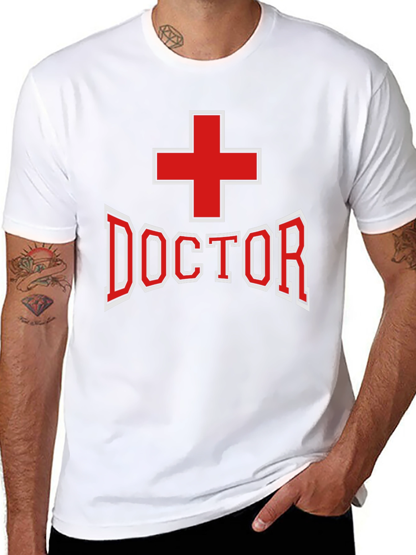 Doctor T-Shirt - Red Cross Design