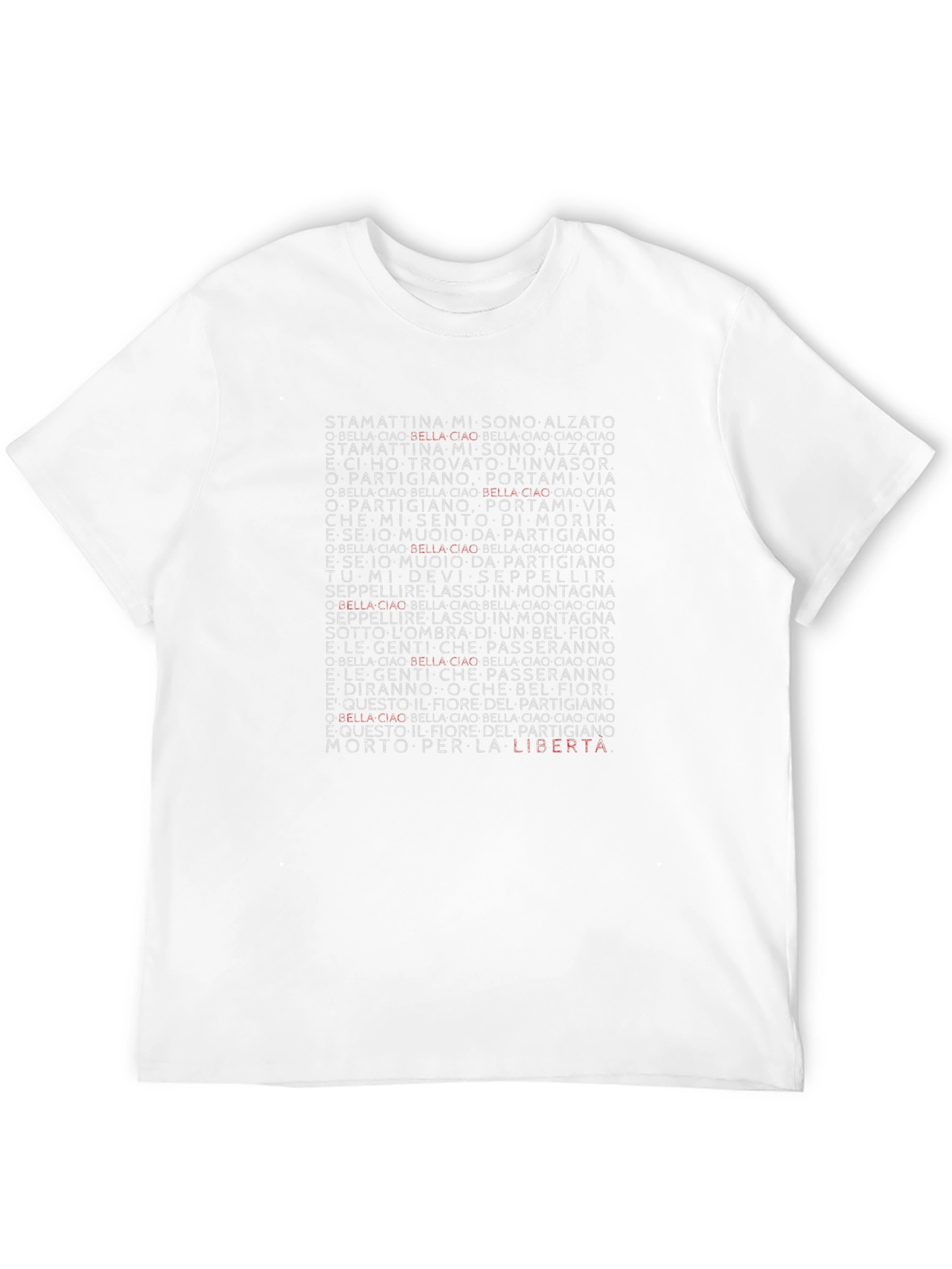 Bella Ciao T-Shirt - Italian Partisan Song