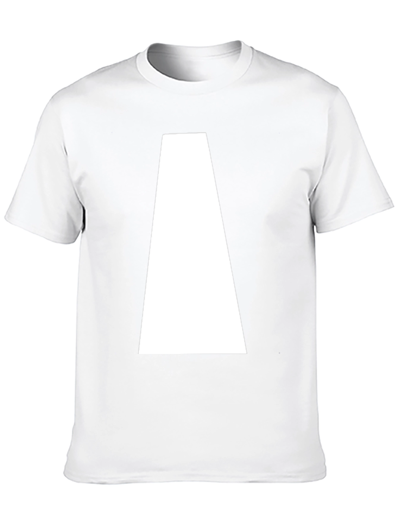 Geometric Graphic Tee - Black