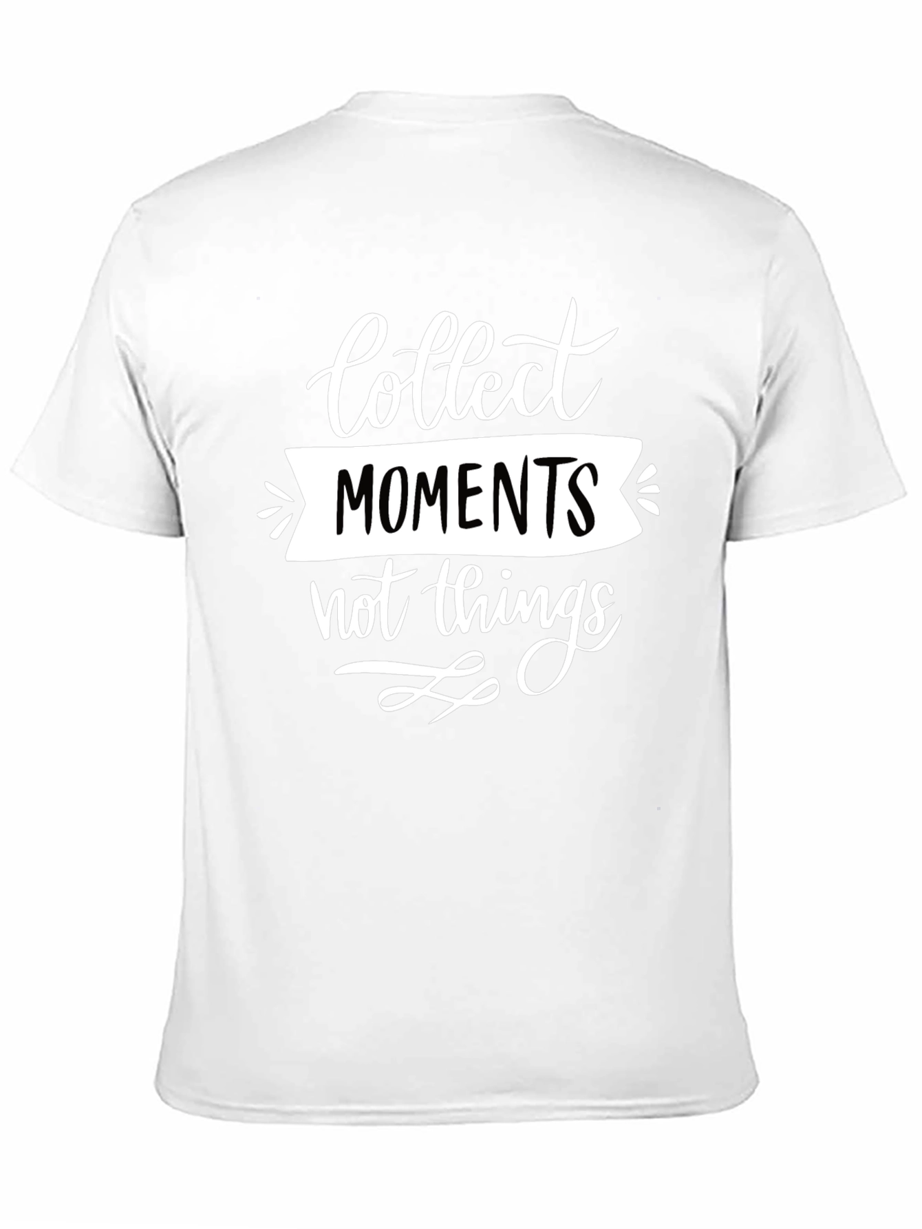 Collect Moments Graphic Tee - Black Cotton Comfort