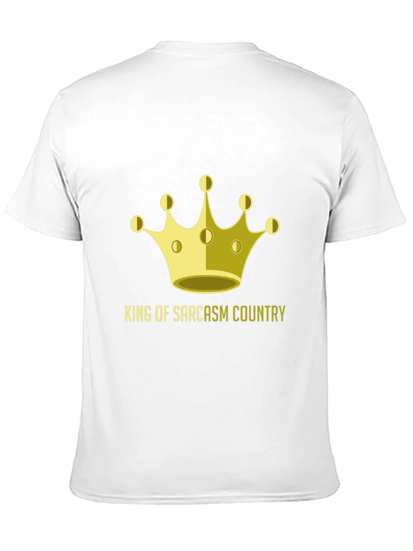 King of Sarcasm Country Graphic T-Shirt
