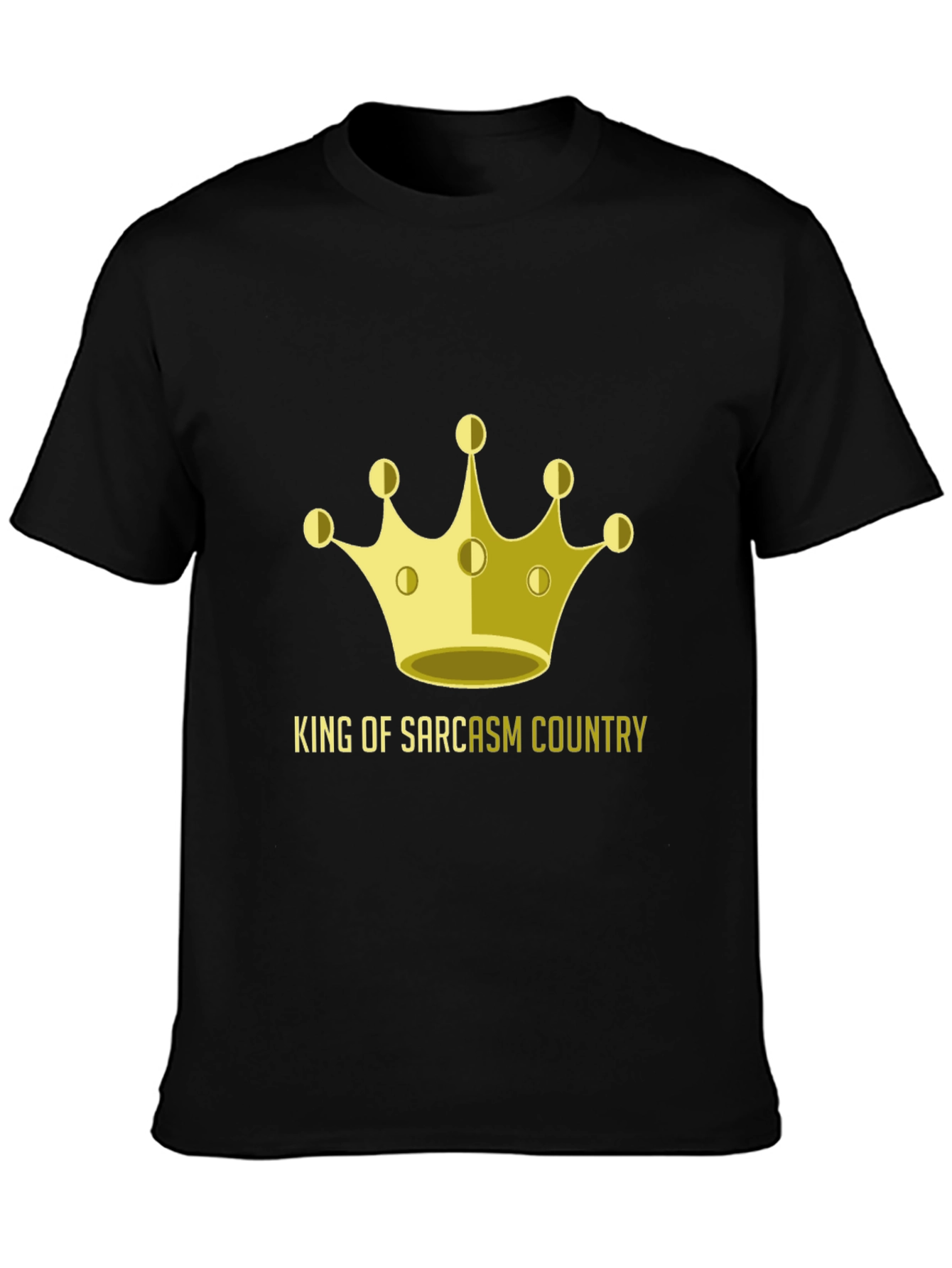 King of Sarcasm Country Graphic T-Shirt