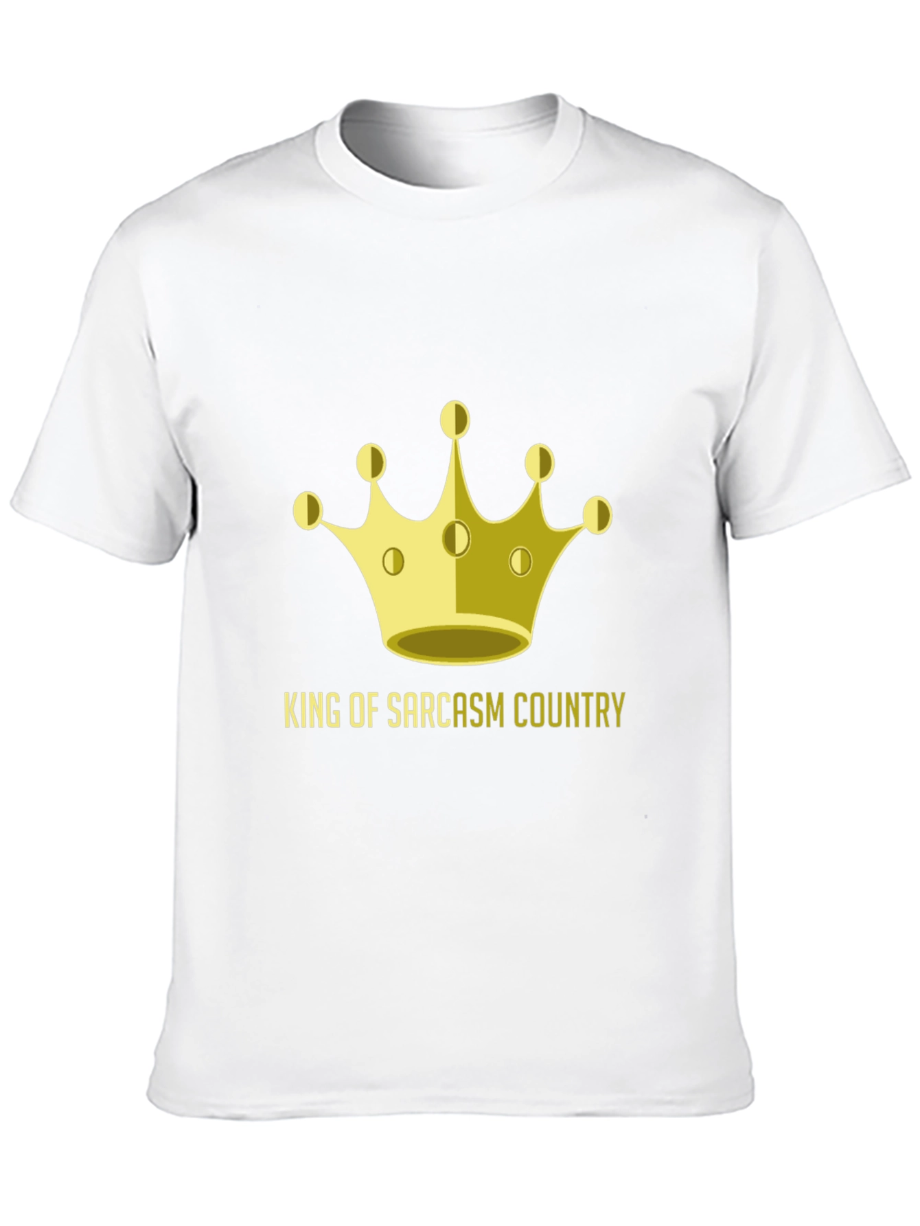 King of Sarcasm Country Graphic T-Shirt