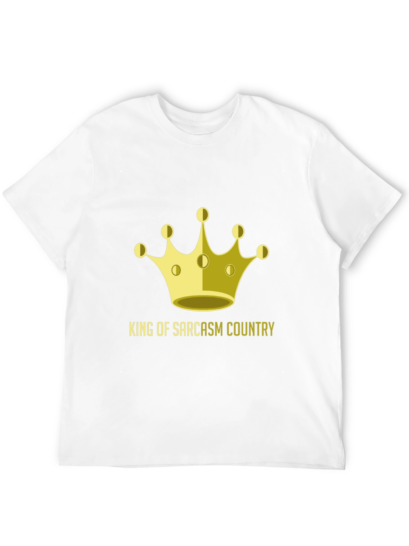 King of Sarcasm Country Graphic T-Shirt