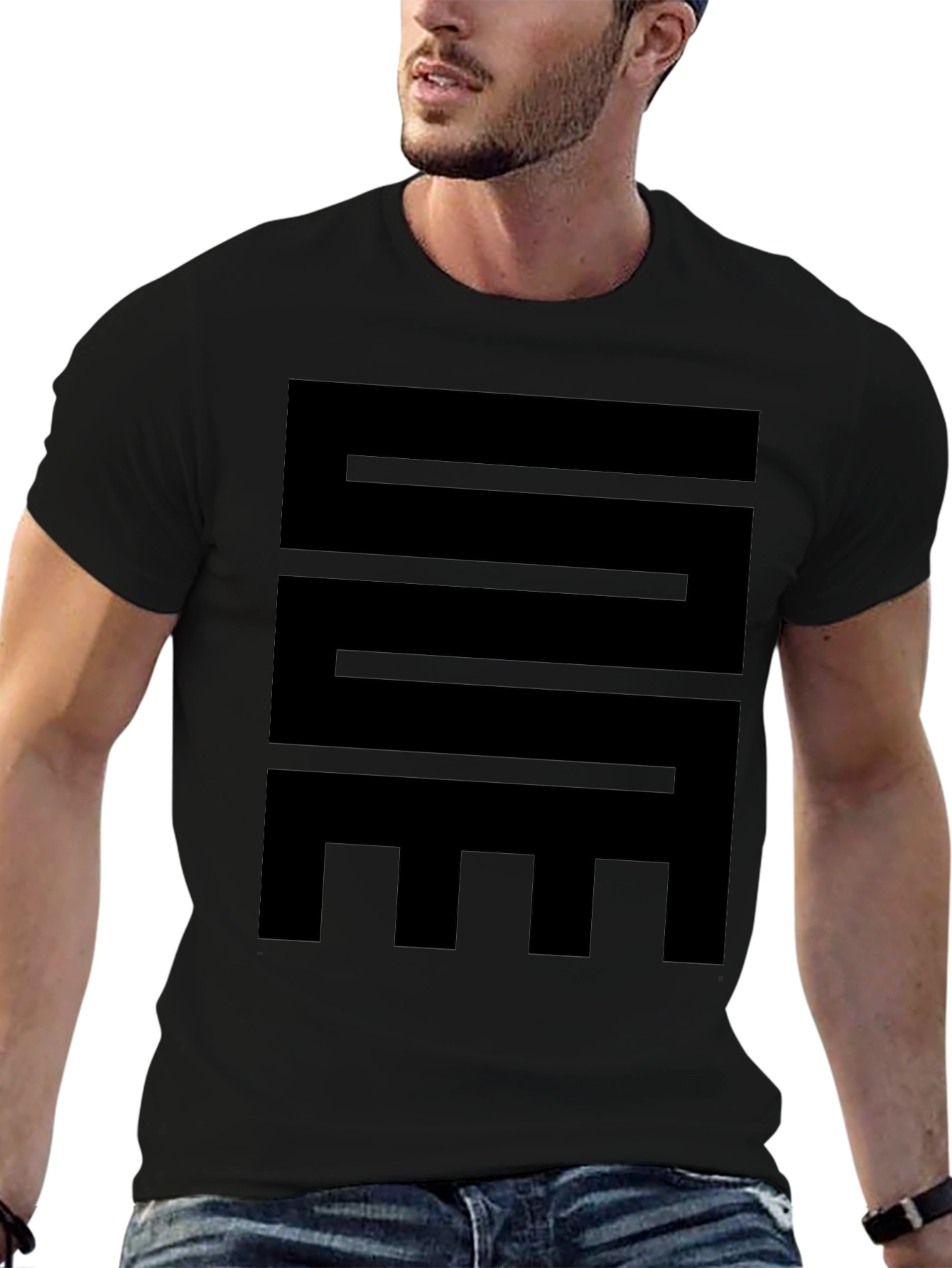 Adinkra Mmere Dane T-Shirt - Black