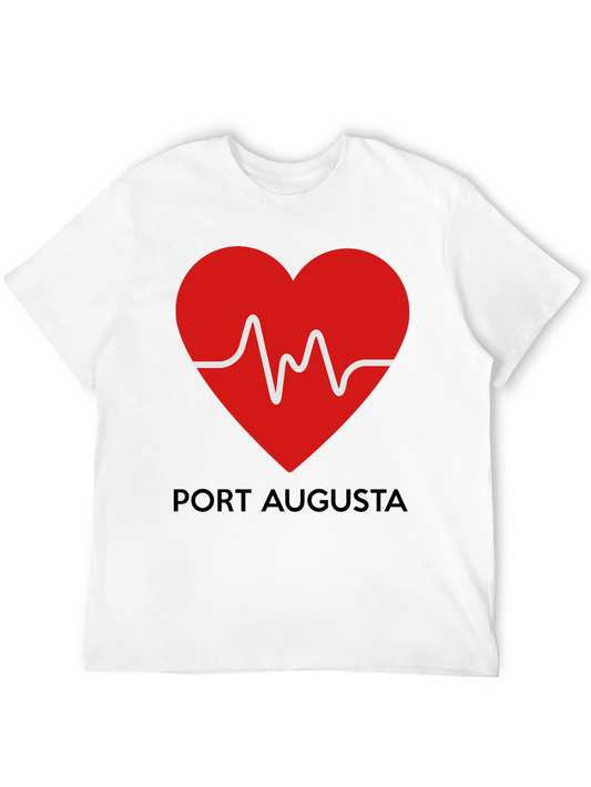 Port Augusta Heartbeat T-Shirt - Black