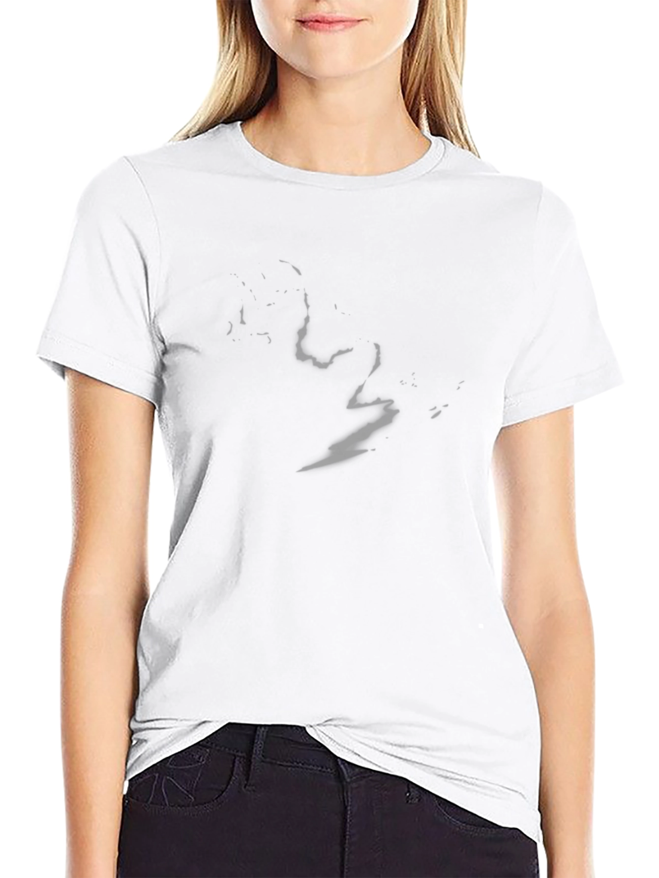 Mens Black Crew Neck T-Shirt