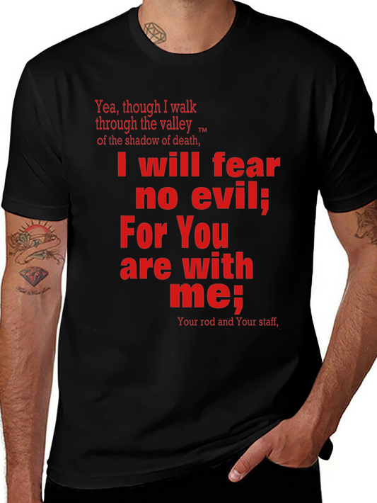 Faith-Inspired T-Shirt: Psalm 23 Bible Verse Apparel
