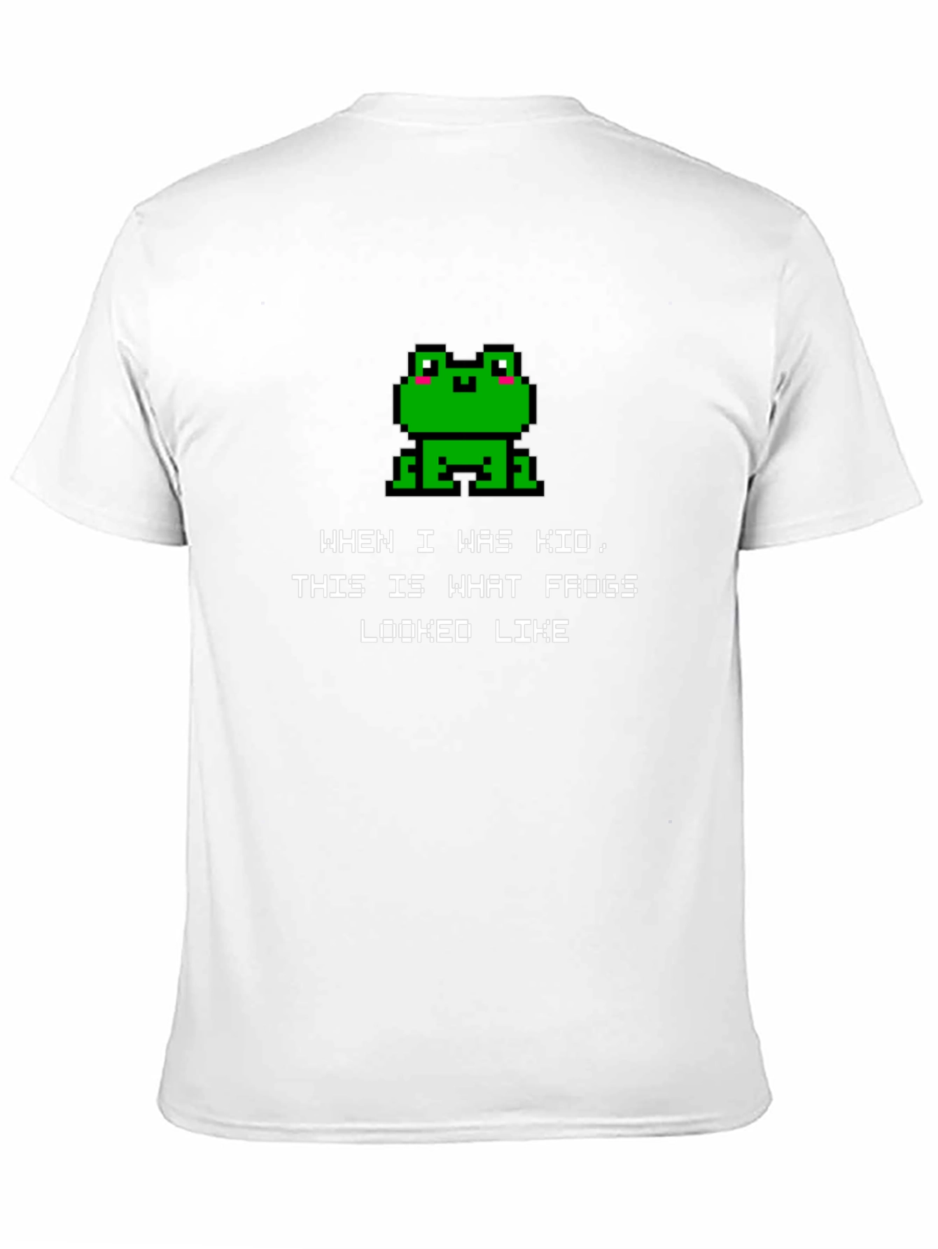 Retro Frog Pixel Art T-Shirt - Gamer Style