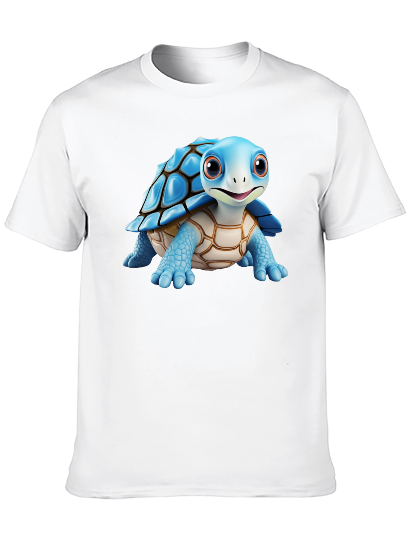 Cute Turtle Graphic T-Shirt - Black Unisex Tee