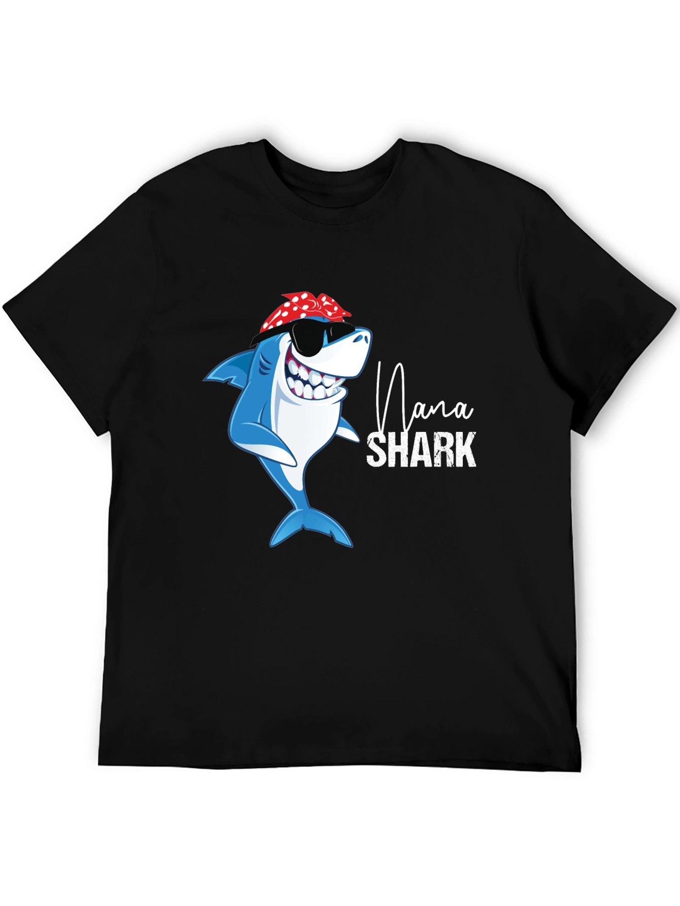 Nana Shark Graphic T-Shirt - Fun Family Apparel