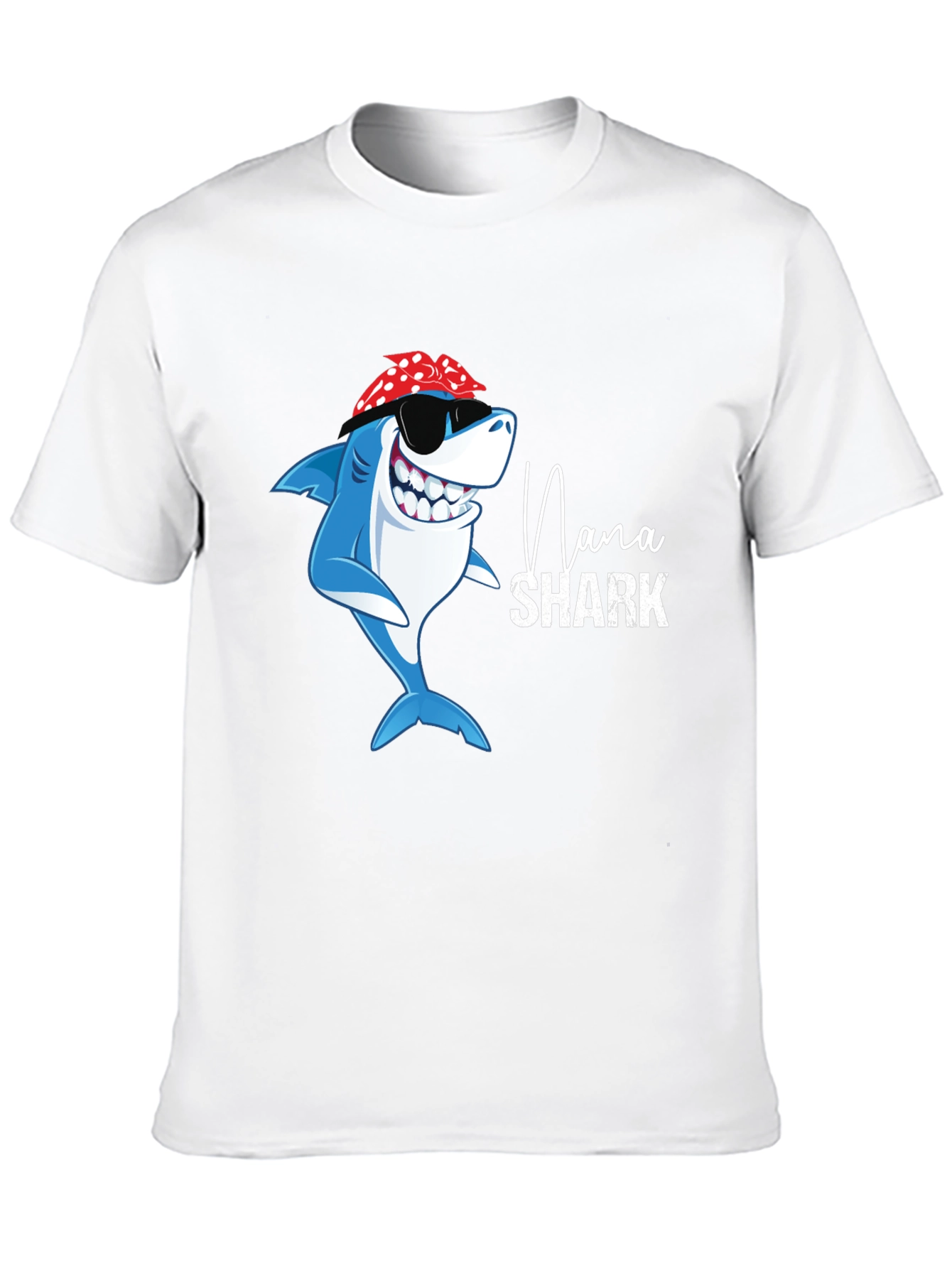 Nana Shark Graphic T-Shirt - Fun Family Apparel