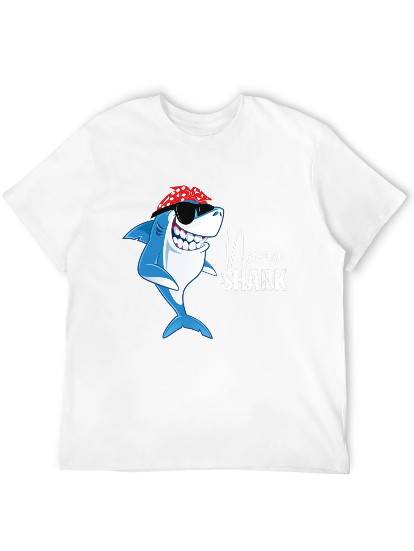 Nana Shark Graphic T-Shirt - Fun Family Apparel