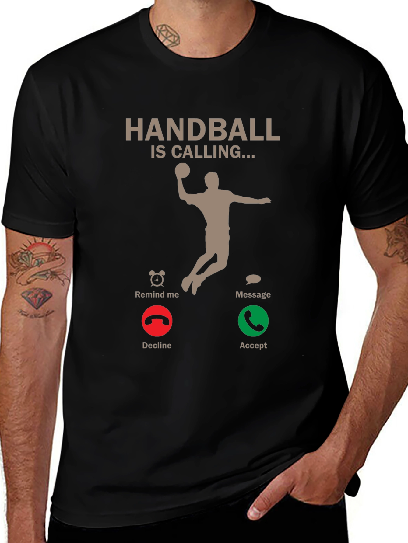 Handball Calling T-Shirt | Funny Sport Tee