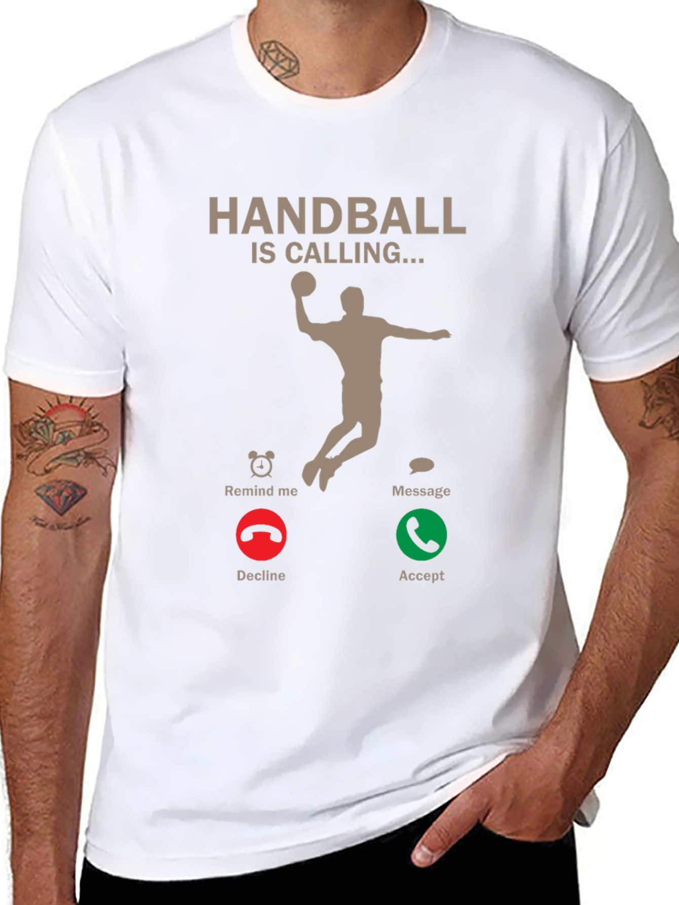 Handball Calling T-Shirt | Funny Sport Tee