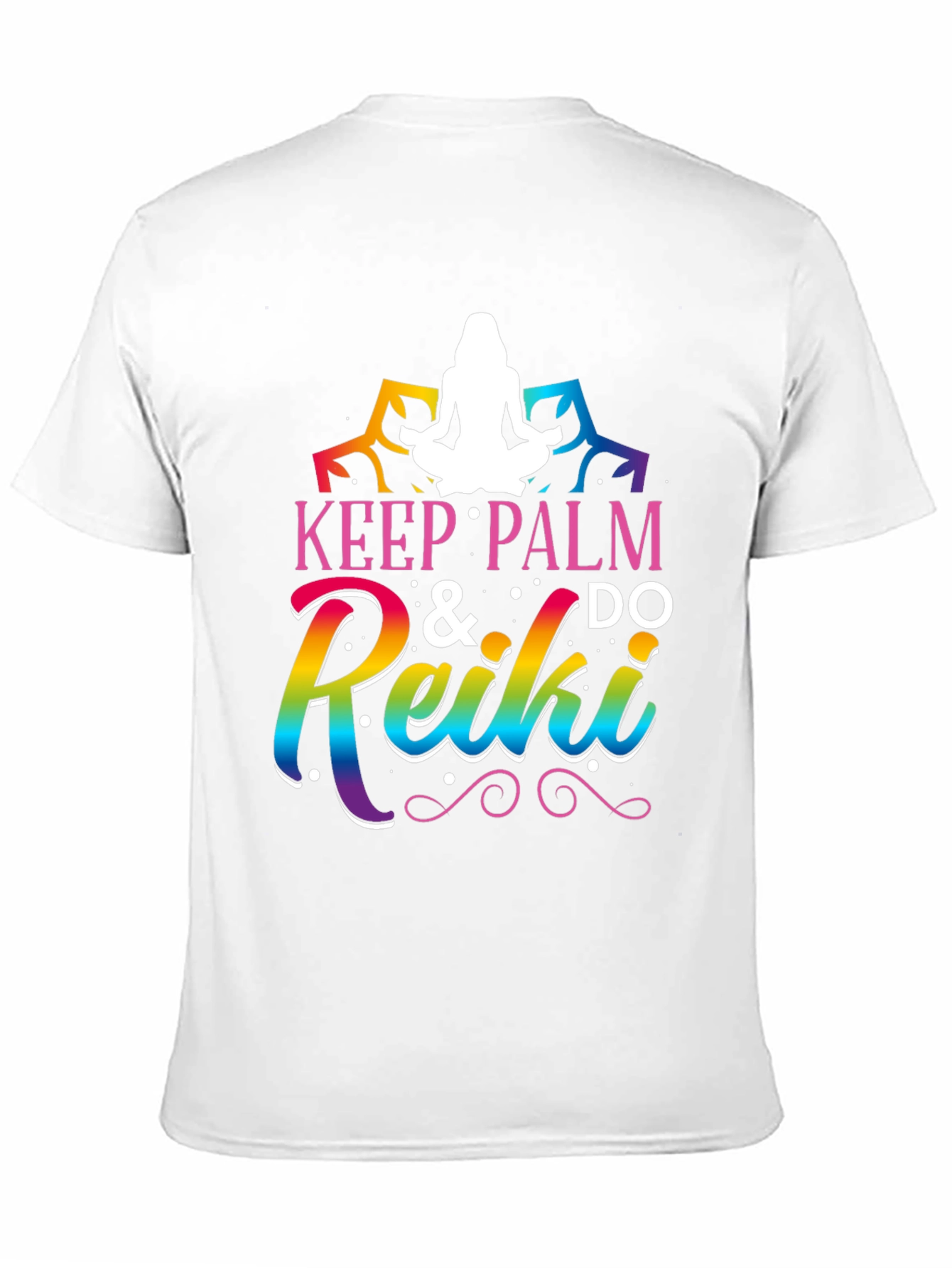 Keep Palm & Do Reiki Graphic Tee - Black