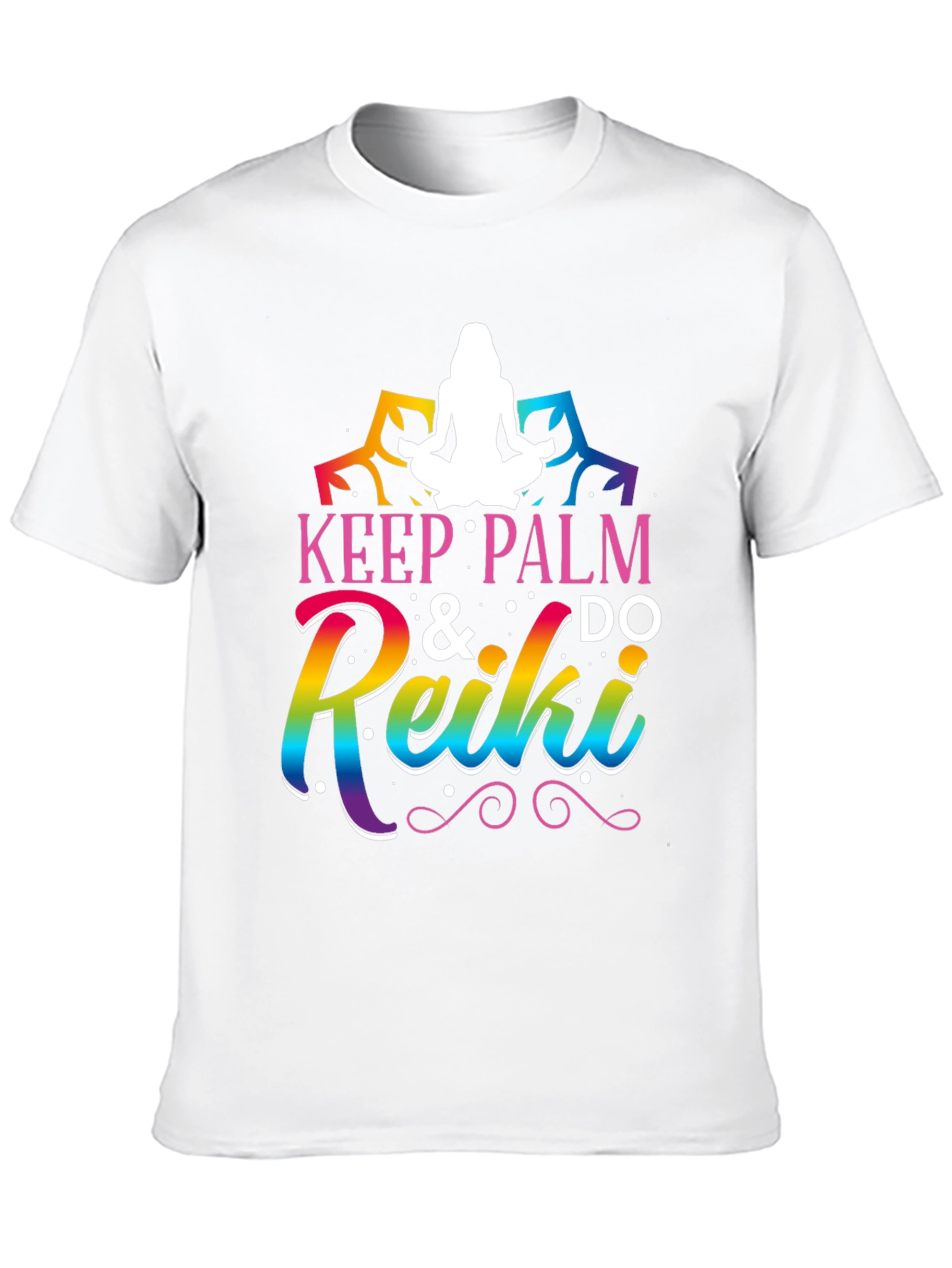 Keep Palm & Do Reiki Graphic Tee - Black