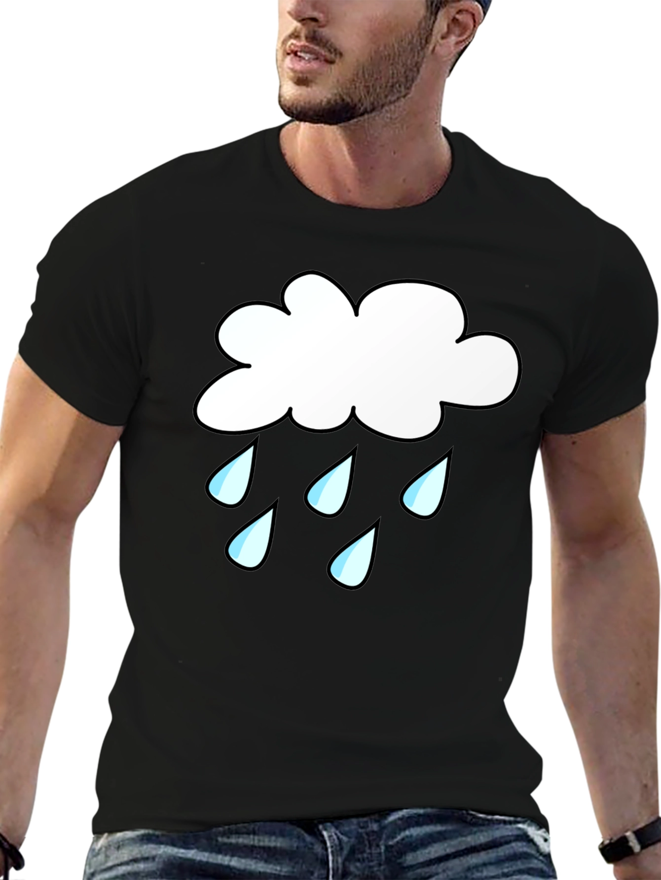 Rain Cloud Graphic T-Shirt