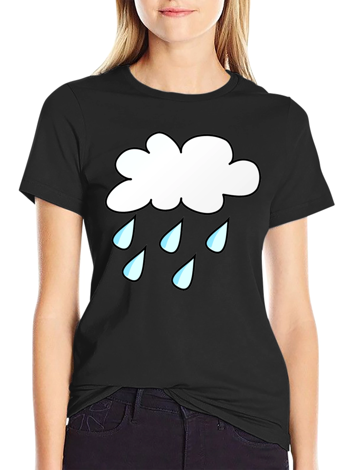 Rain Cloud Graphic T-Shirt