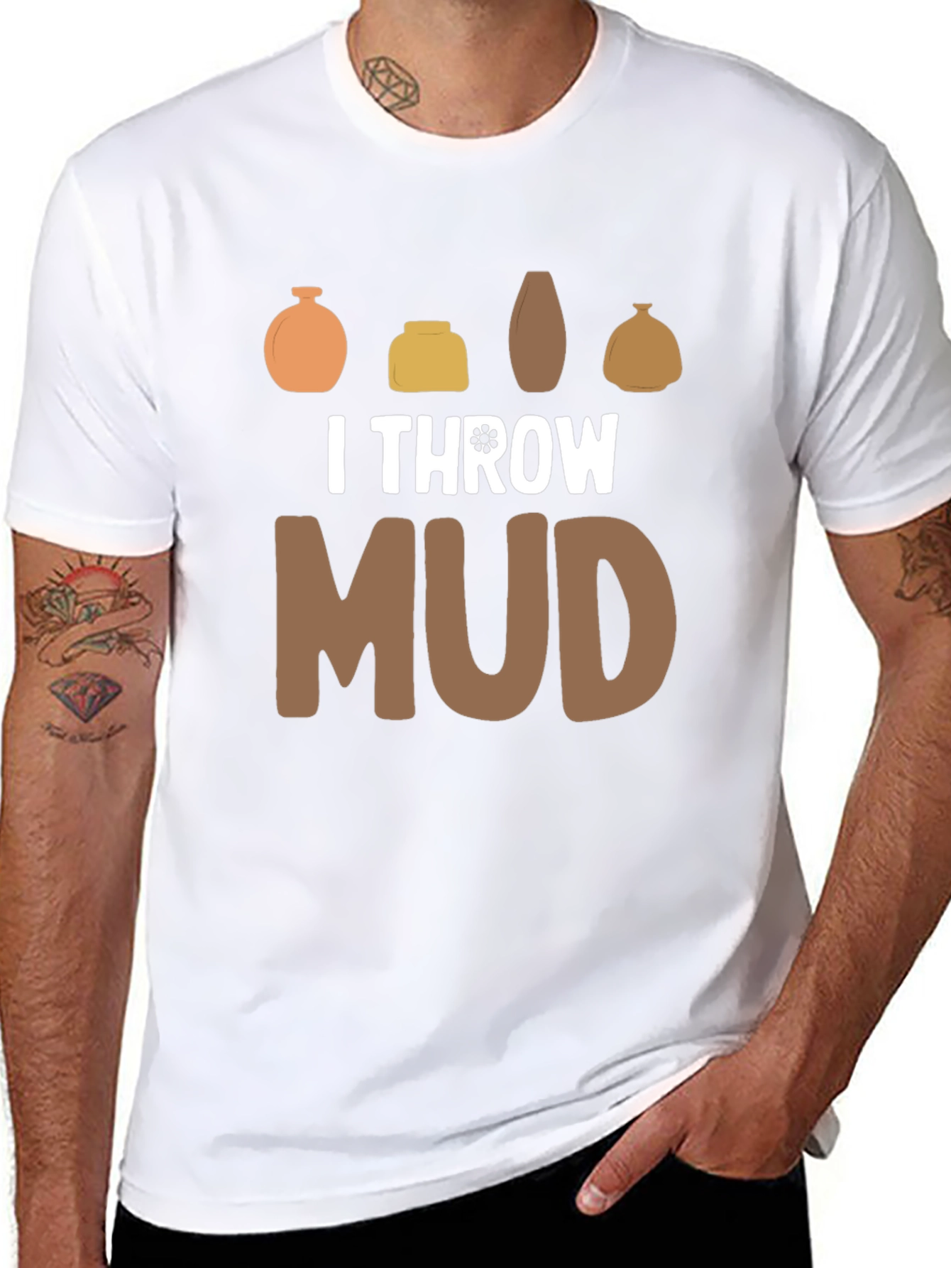 I Throw Mud Pottery T-Shirt