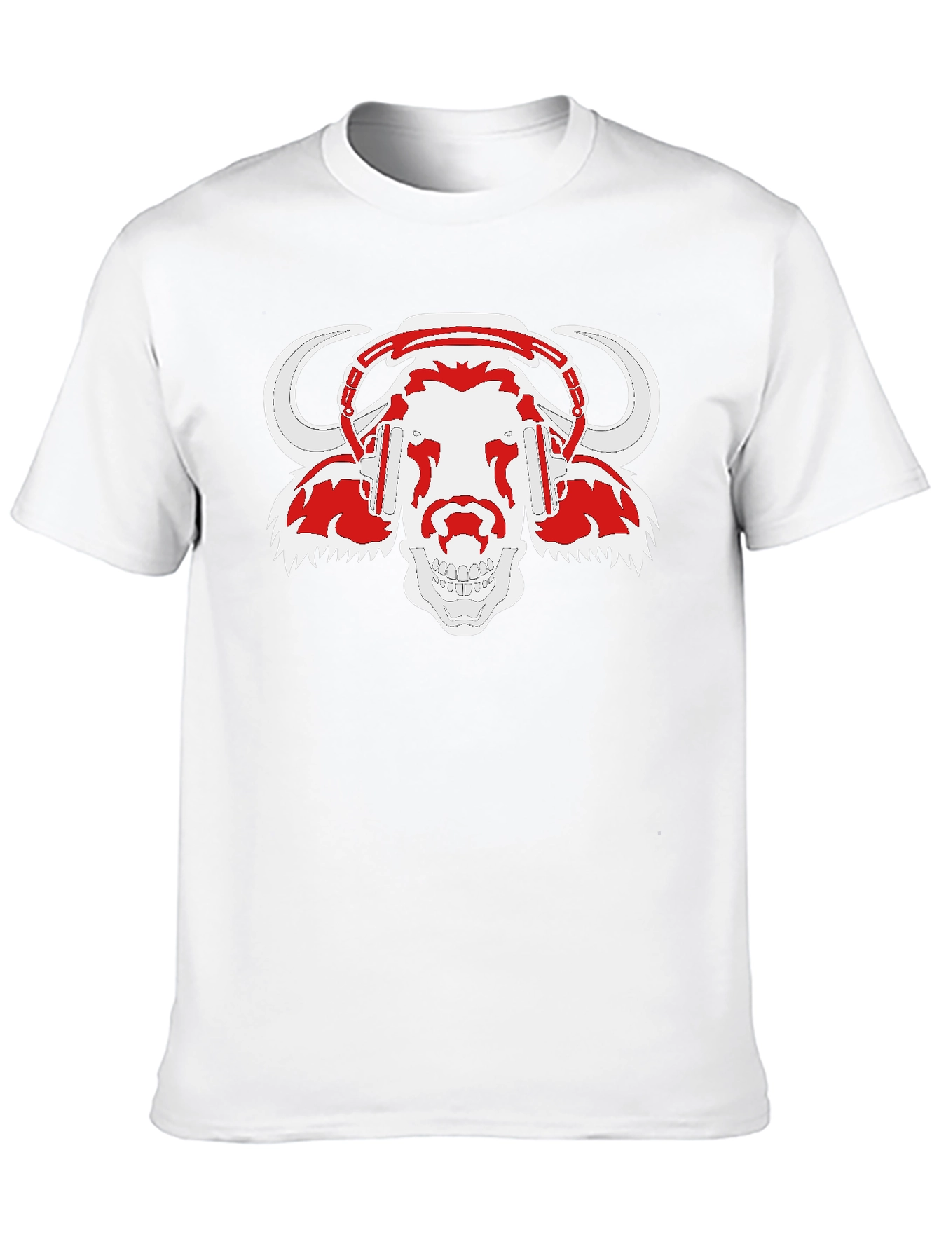 DJ Buffalo Skull T-Shirt - Black