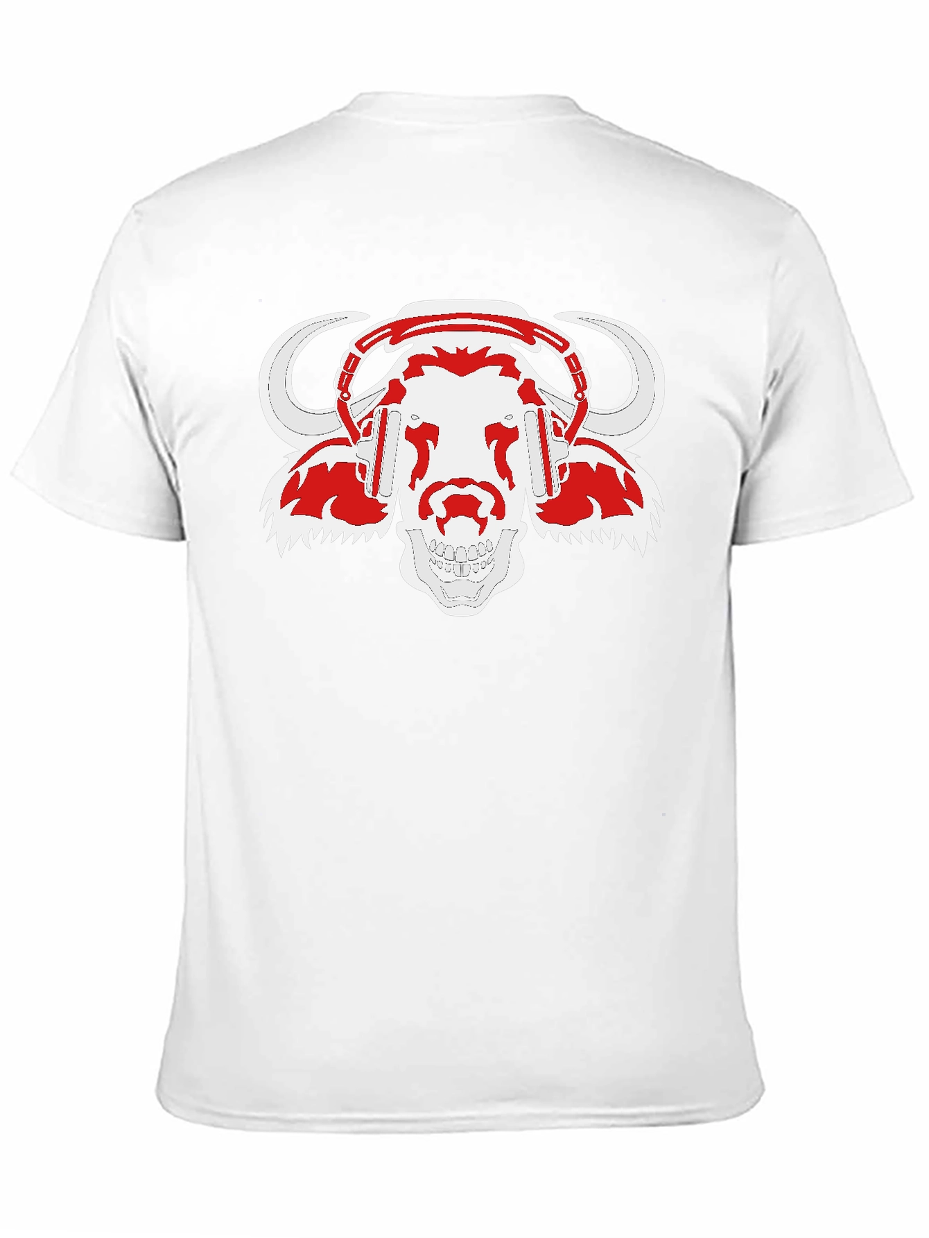 DJ Buffalo Skull T-Shirt - Black