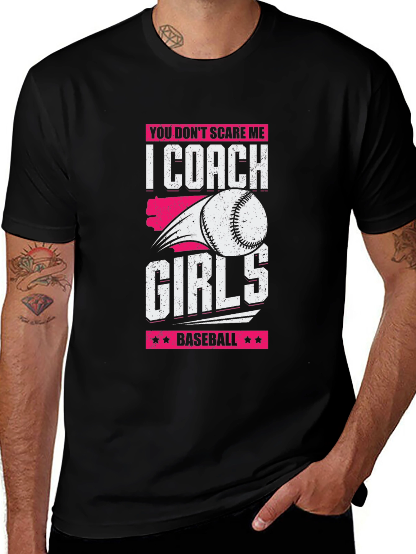 Girls Baseball Coach T-Shirt - Funny Gift