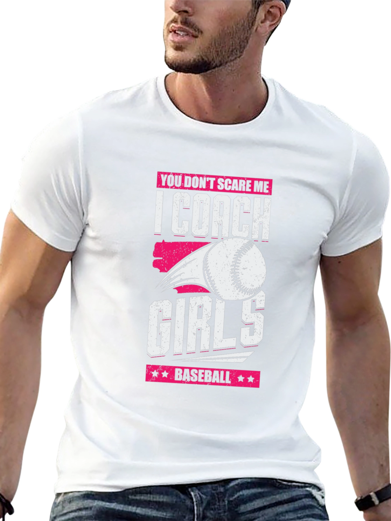 Girls Baseball Coach T-Shirt - Funny Gift
