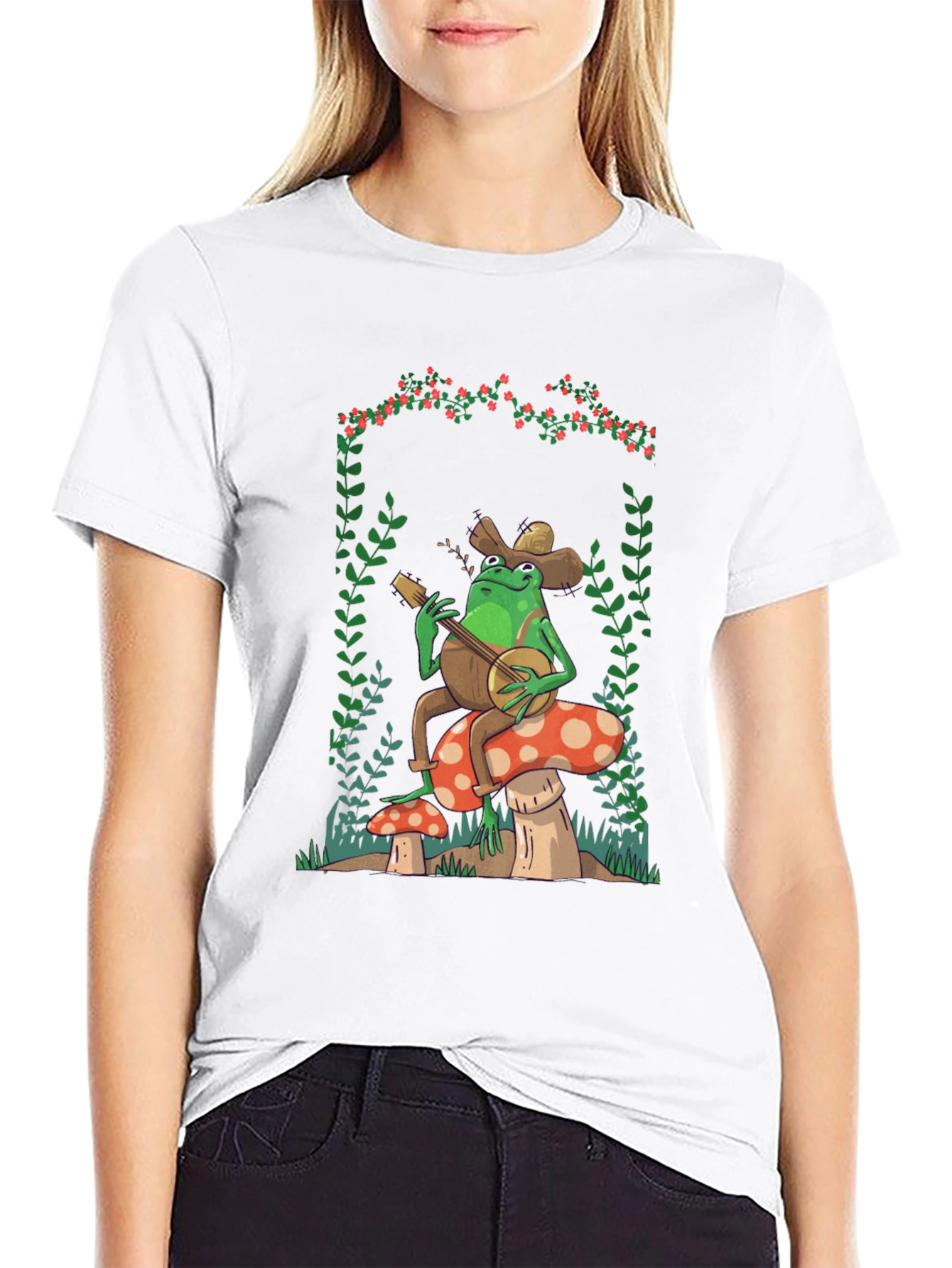 Frog Banjo Player T-Shirt