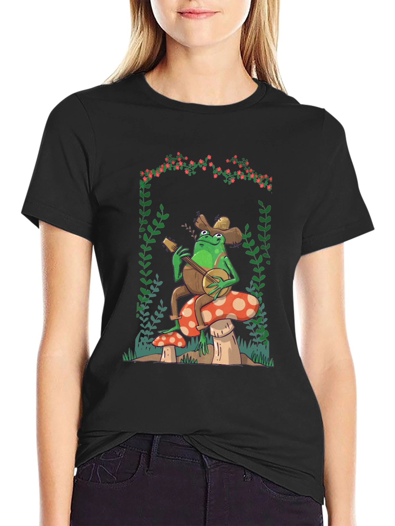 Frog Banjo Player T-Shirt