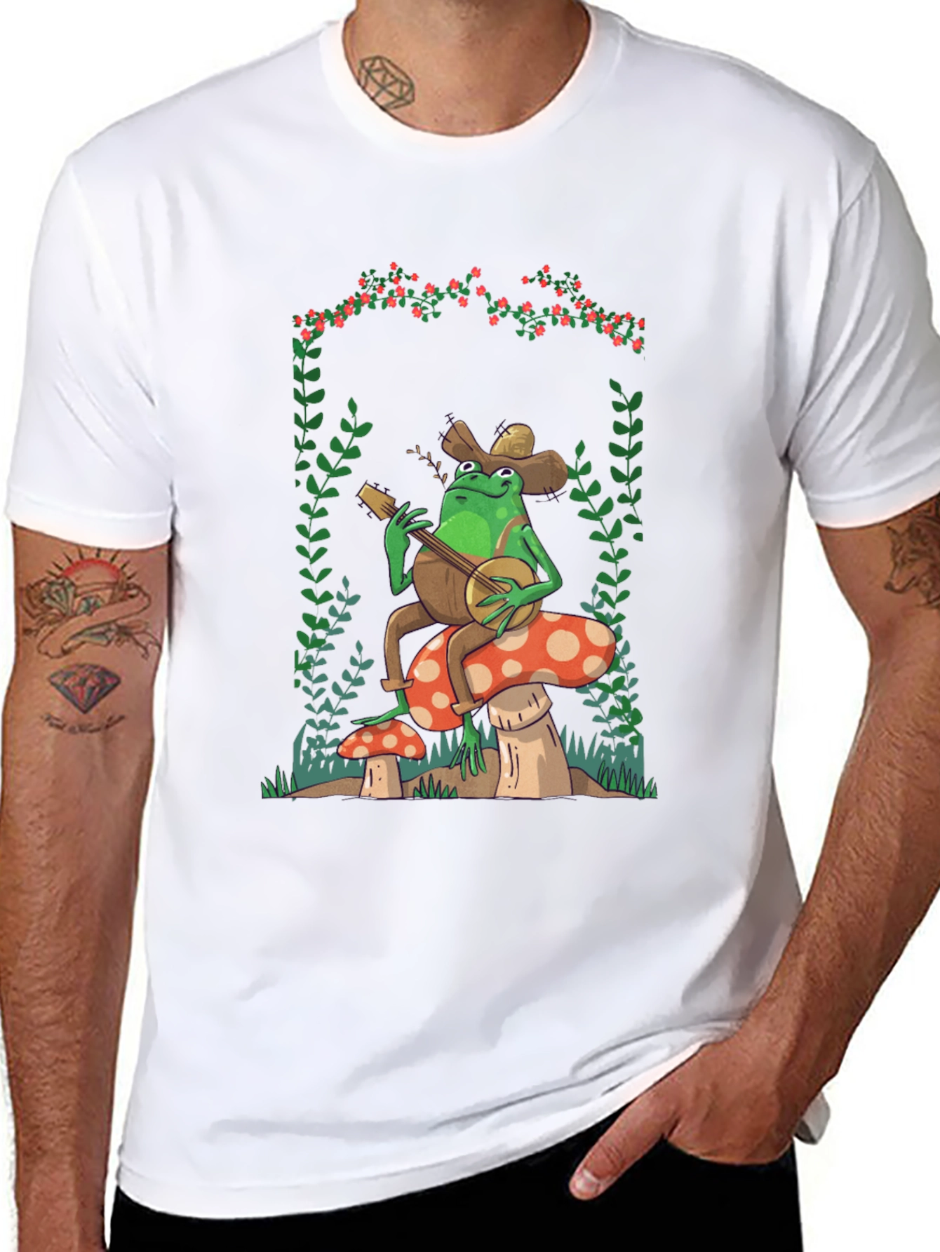 Frog Banjo Player T-Shirt