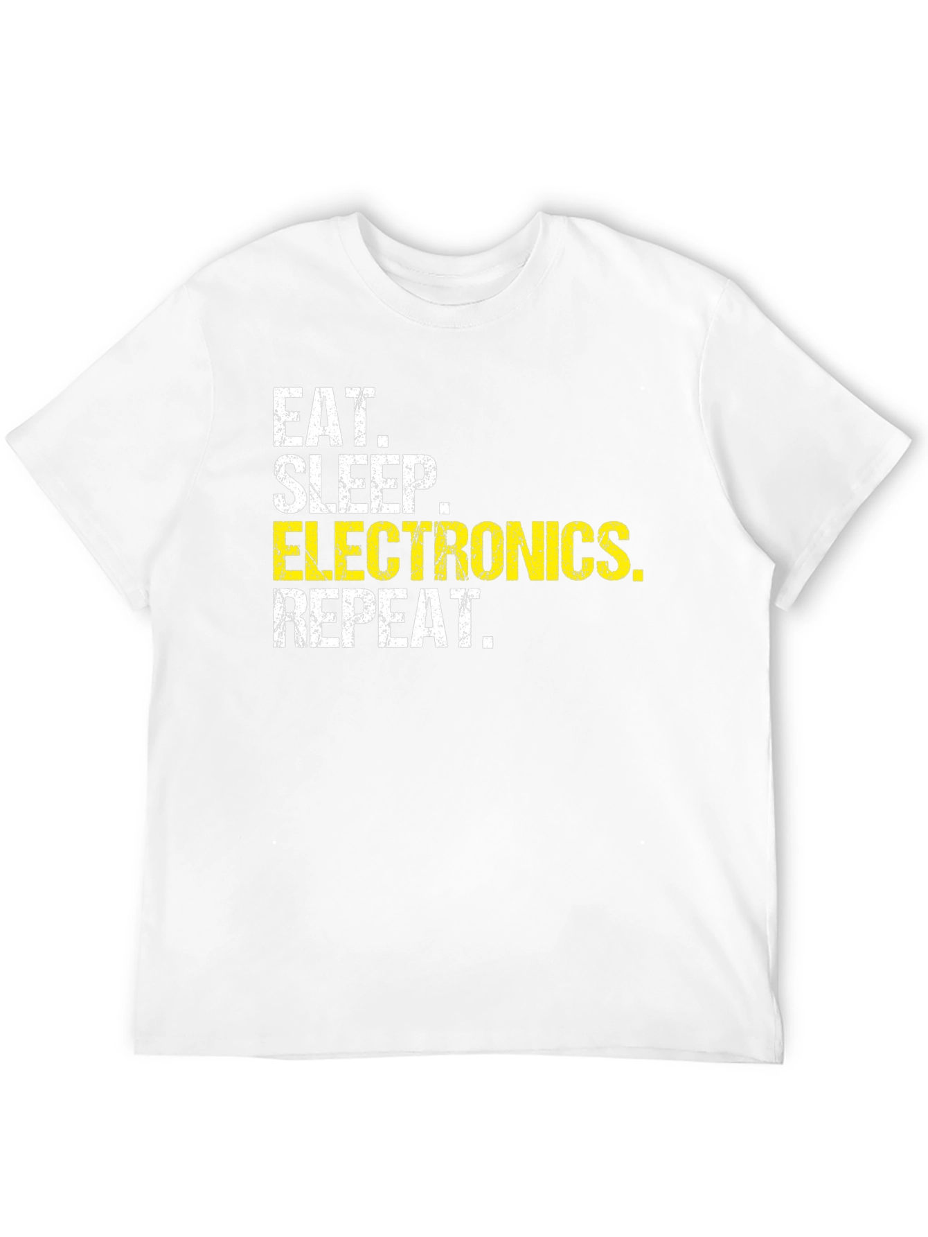 Eat Sleep Electronics Repeat T-Shirt - Black