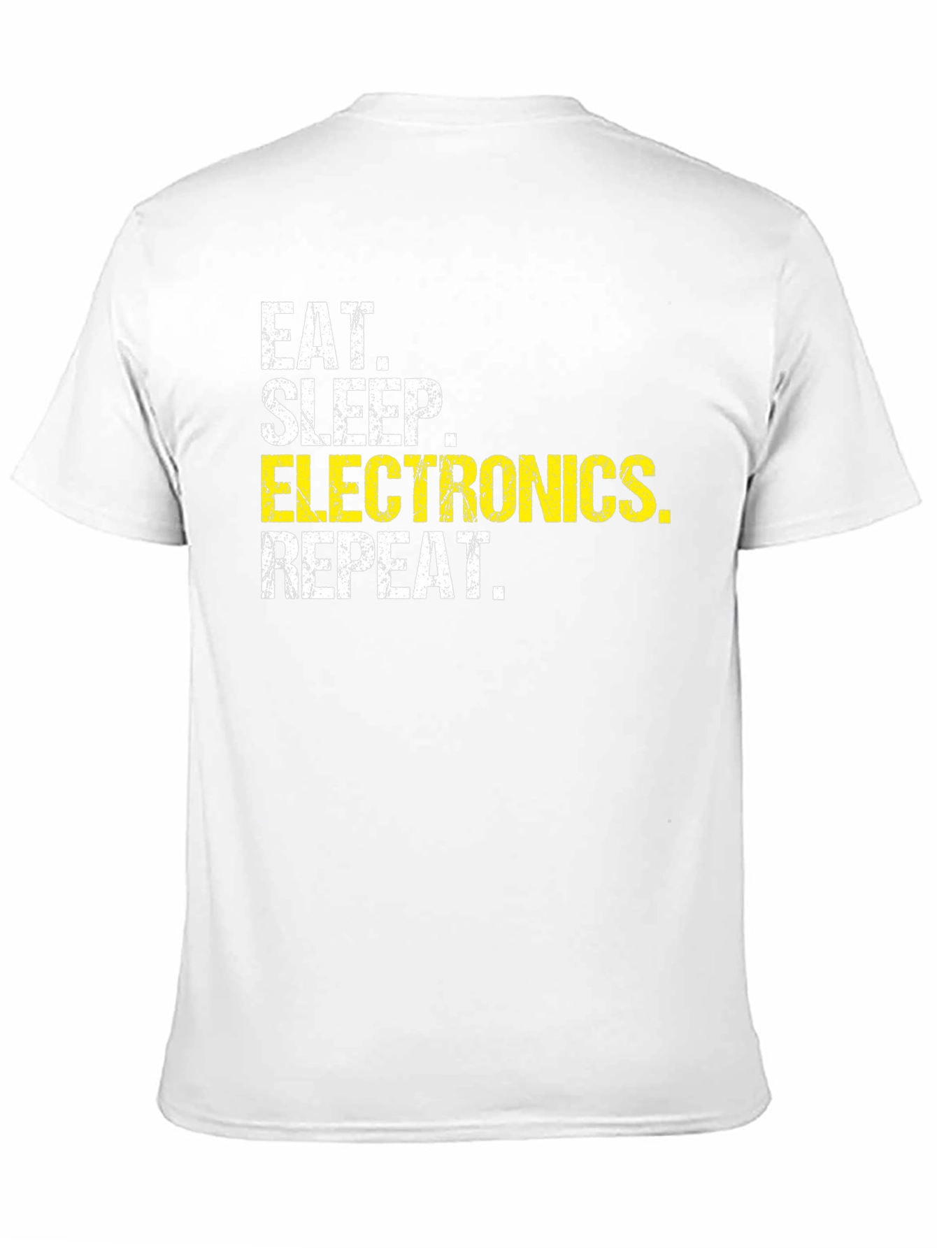 Eat Sleep Electronics Repeat T-Shirt - Black