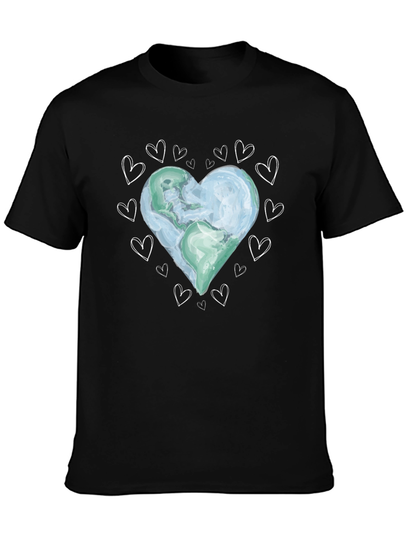 Earth Heart Graphic Tee - Love Our Planet