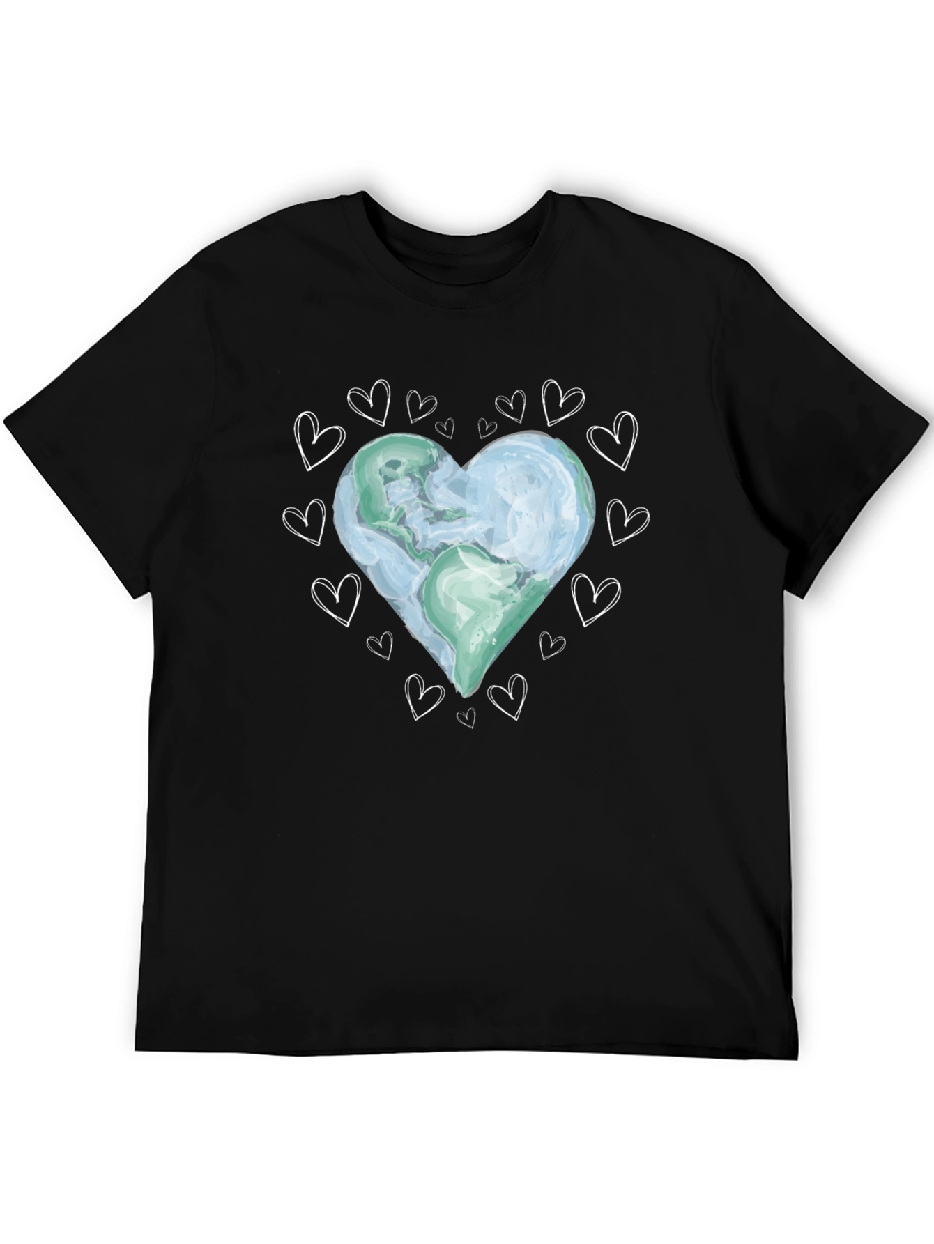 Earth Heart Graphic Tee - Love Our Planet