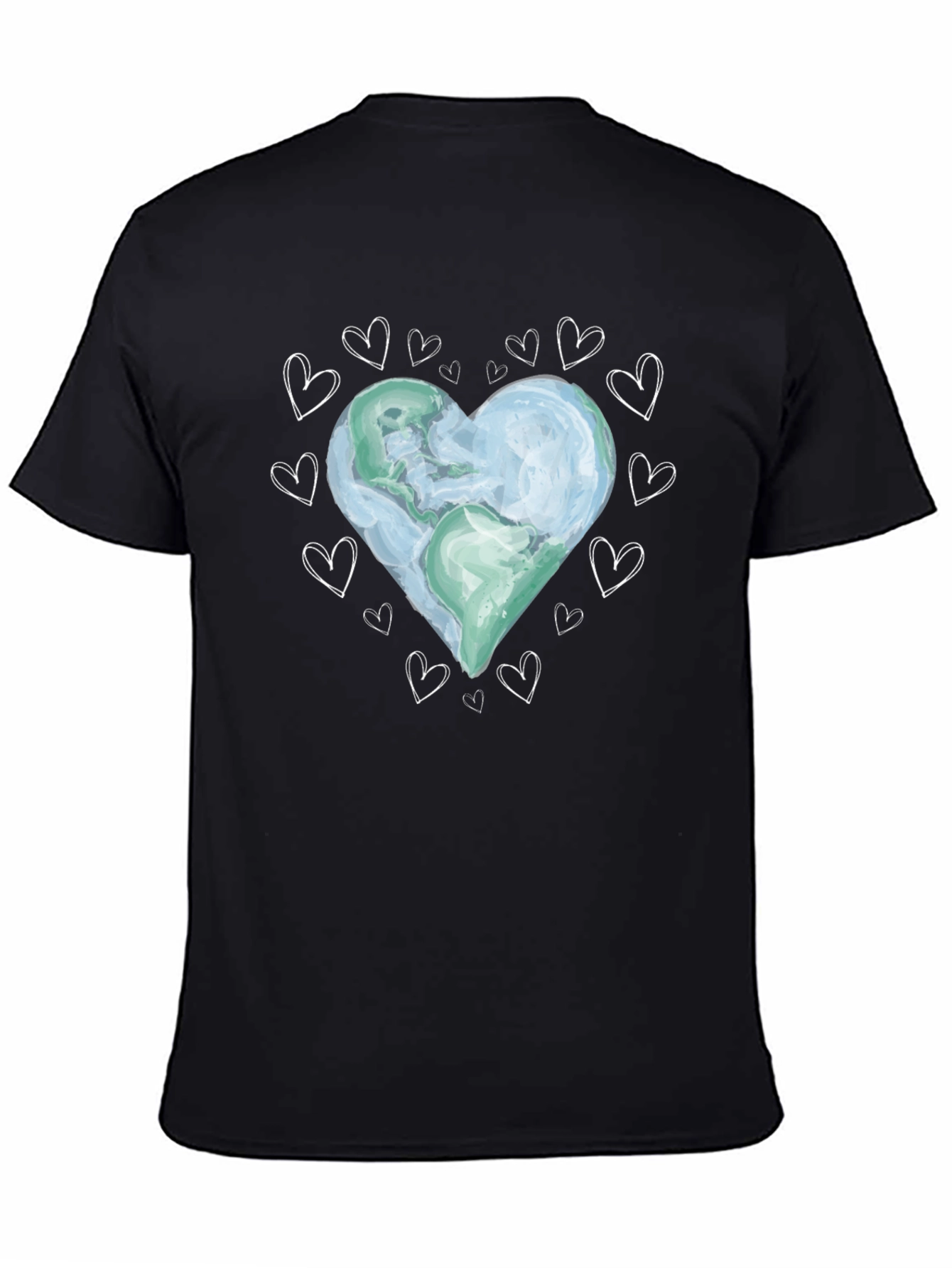 Earth Heart Graphic Tee - Love Our Planet