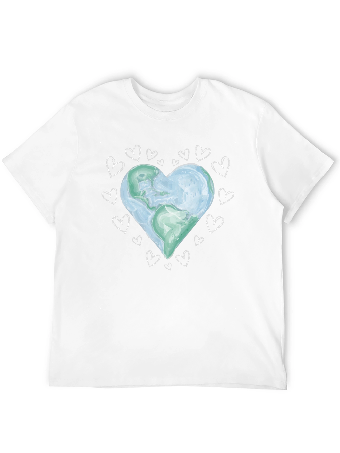 Earth Heart Graphic Tee - Love Our Planet