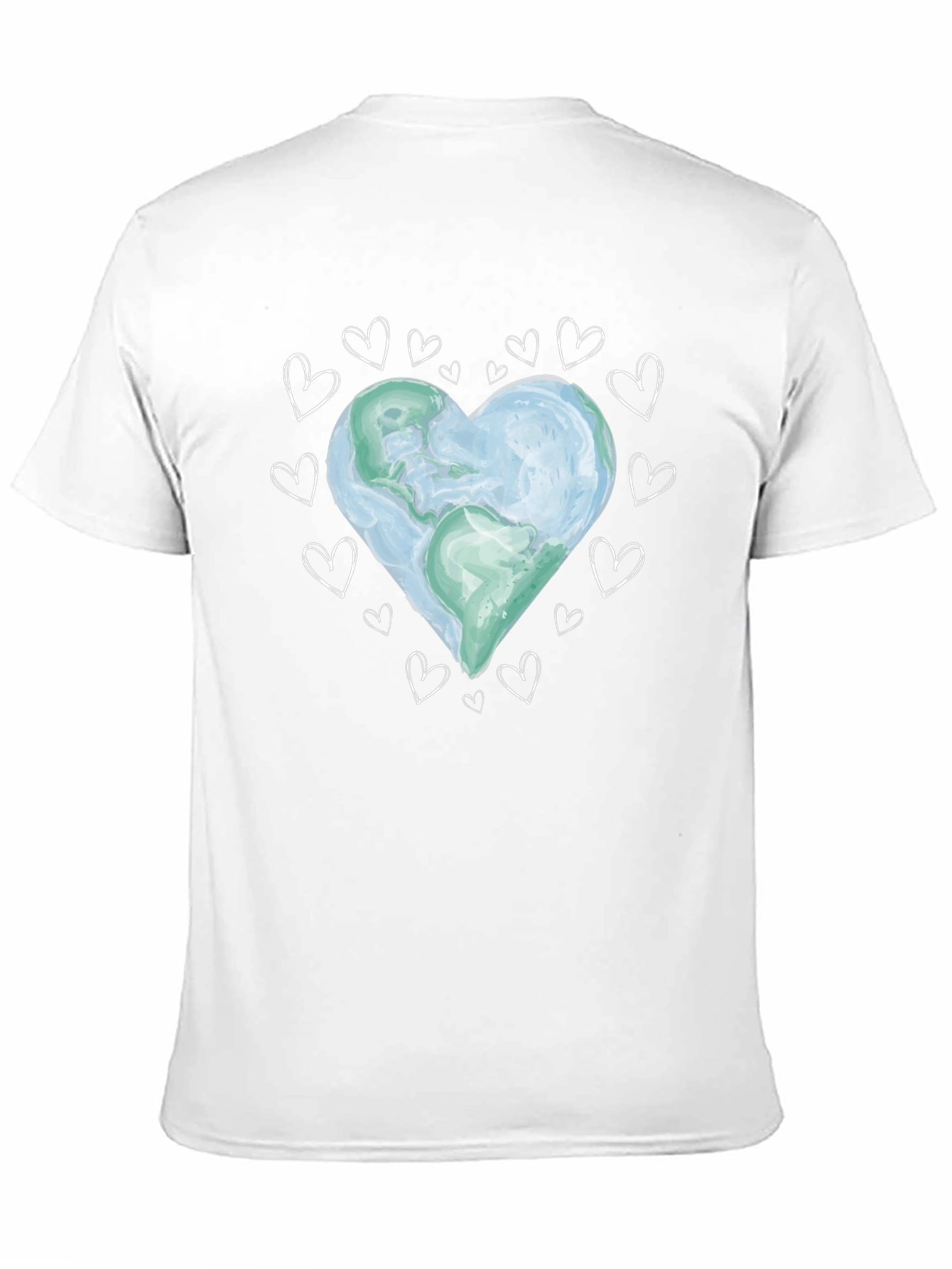 Earth Heart Graphic Tee - Love Our Planet
