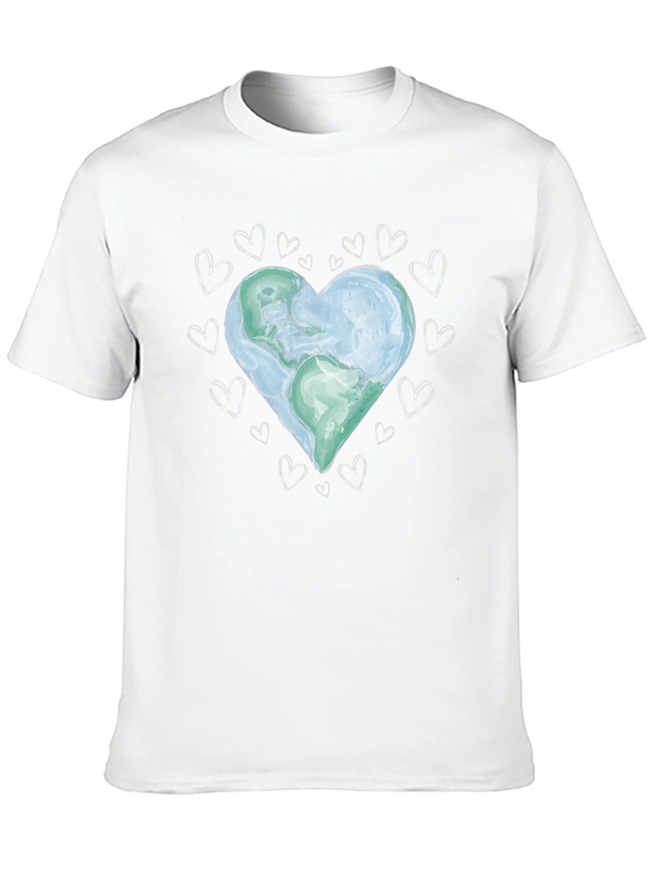Earth Heart Graphic Tee - Love Our Planet