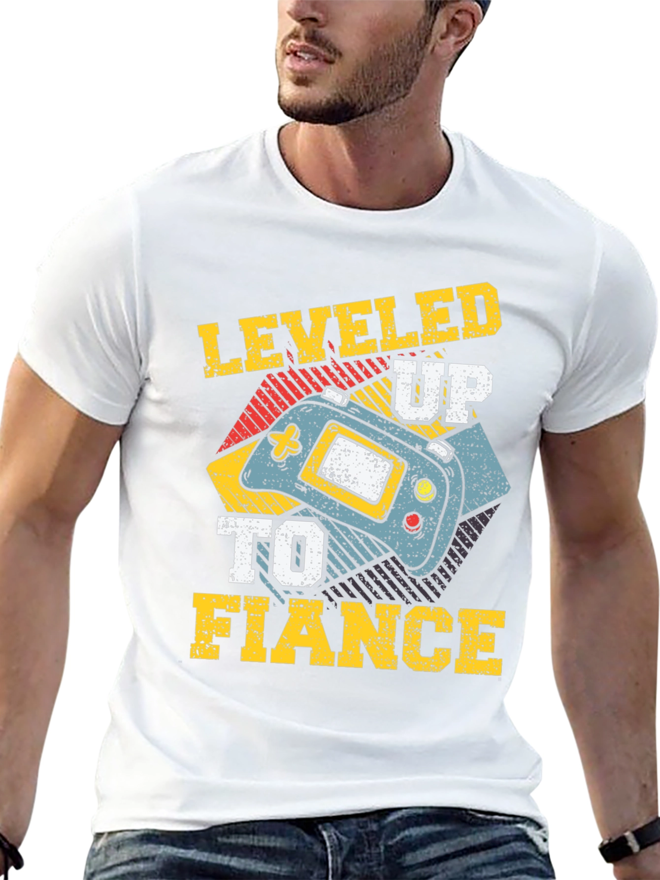 Leveled Up to Fiance T-Shirt