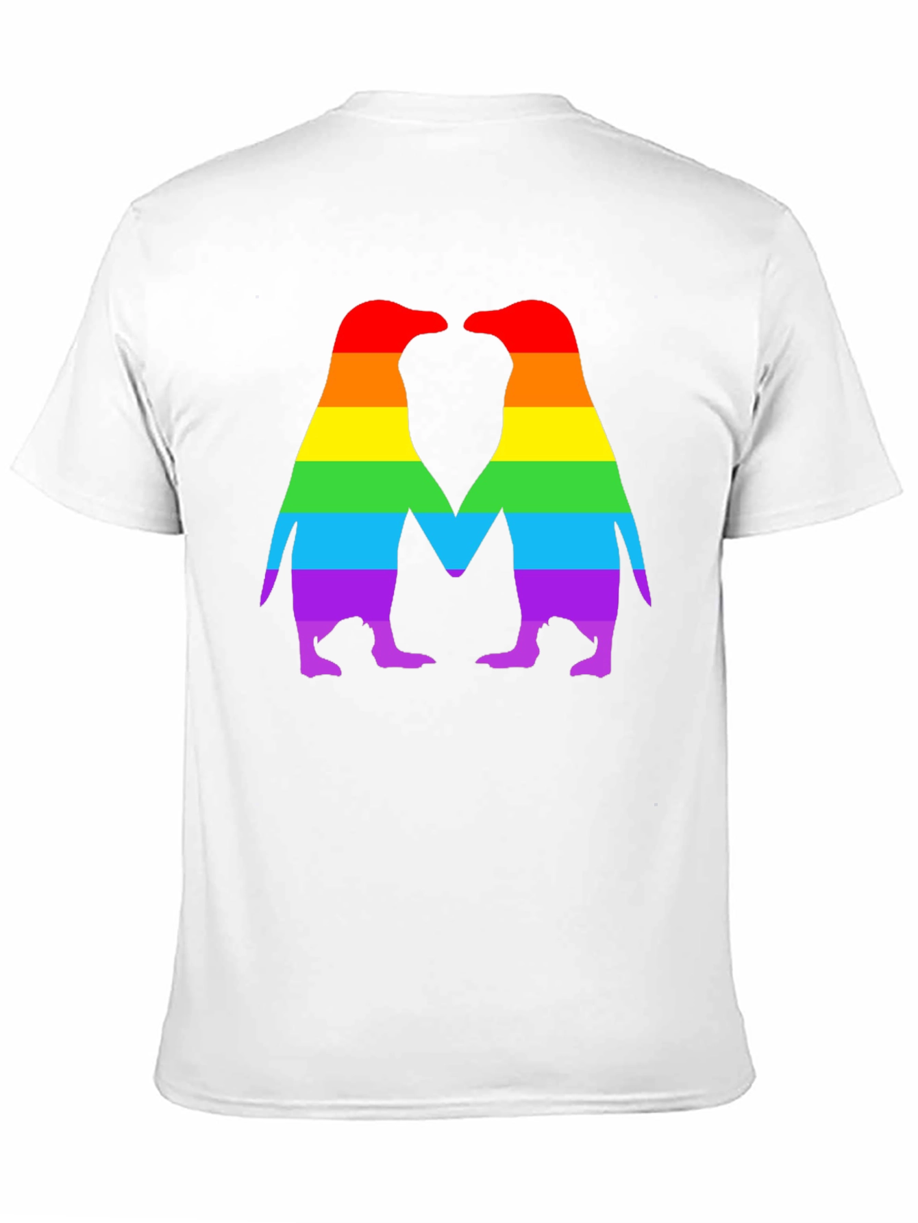 Rainbow Penguin Love T-Shirt - Pride Apparel