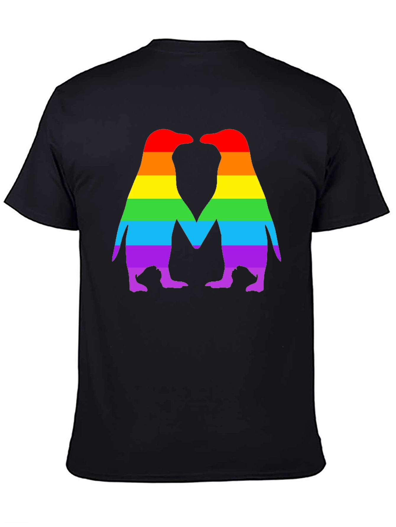Rainbow Penguin Love T-Shirt - Pride Apparel