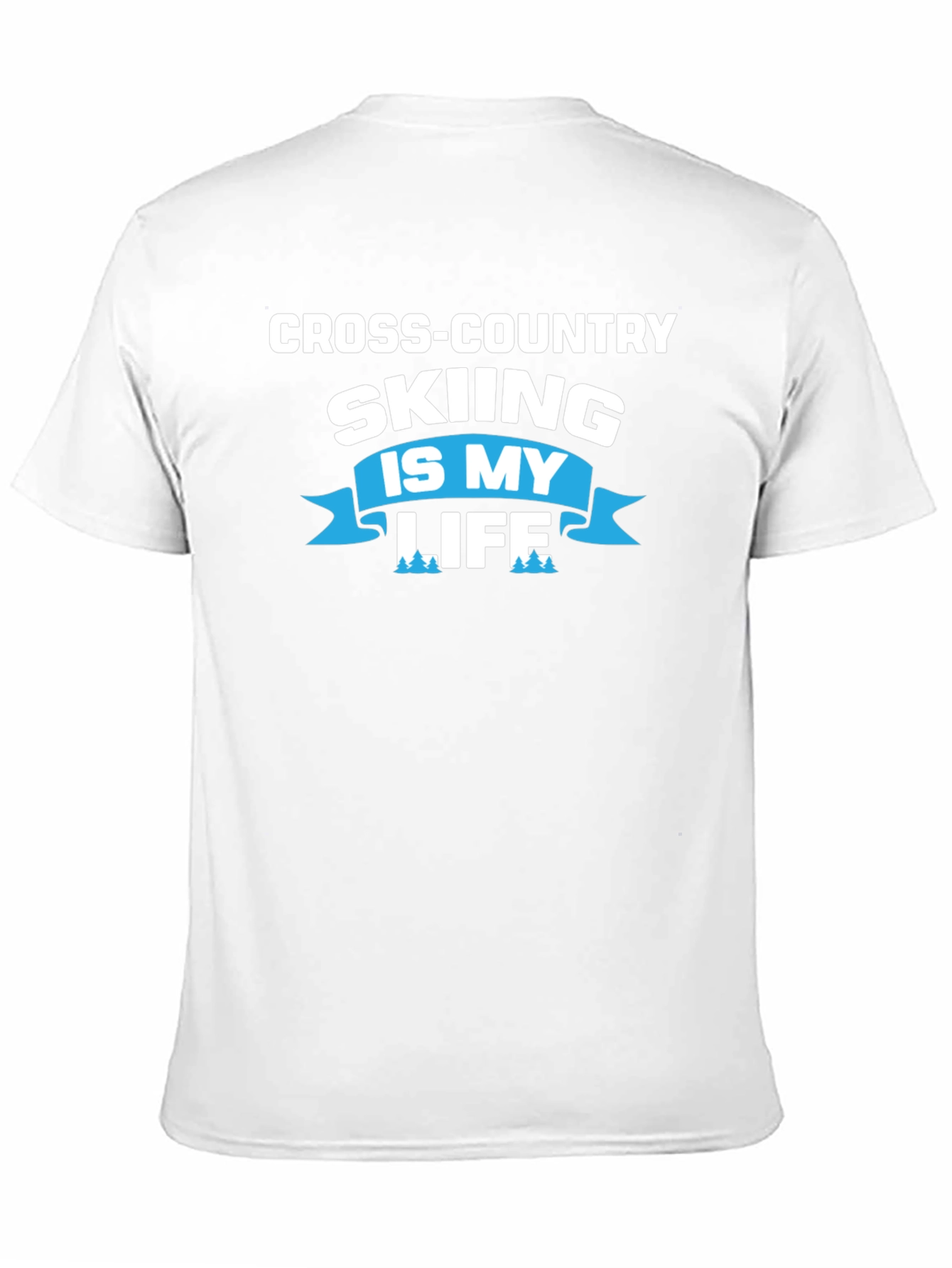 Cross-Country Skiing Is My Life Tee - Black