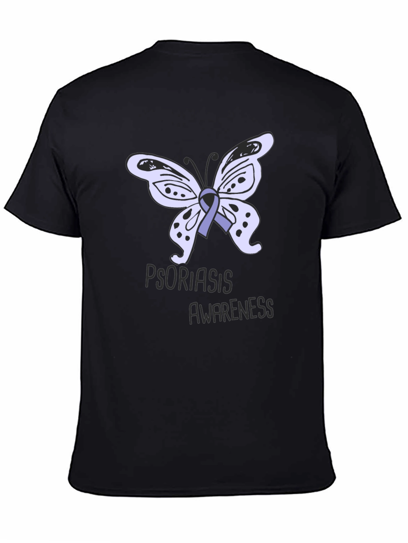 Psoriasis Awareness Butterfly Ribbon T-Shirt